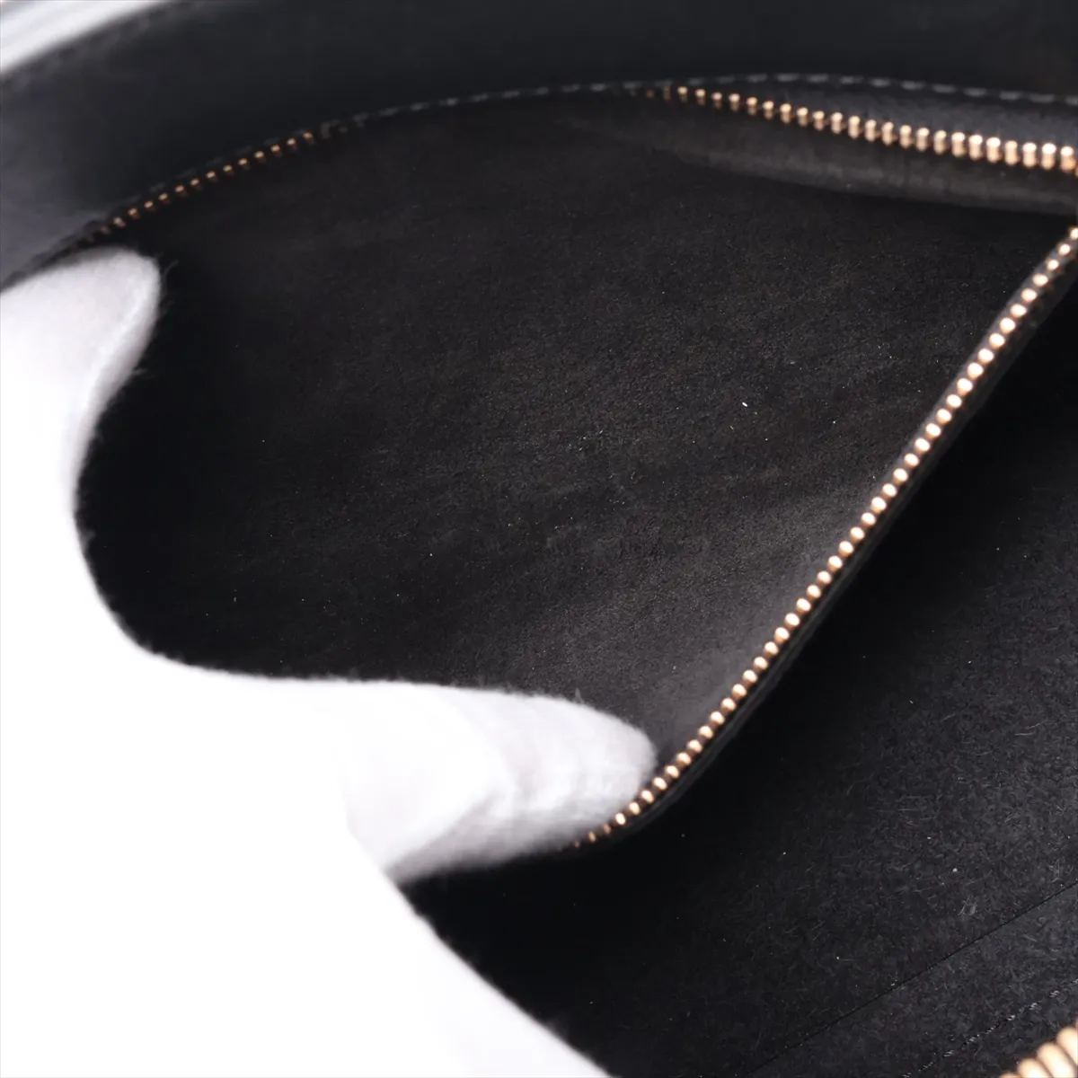 New Luggage Small Leather 2-Way Handbag, Black — view 9