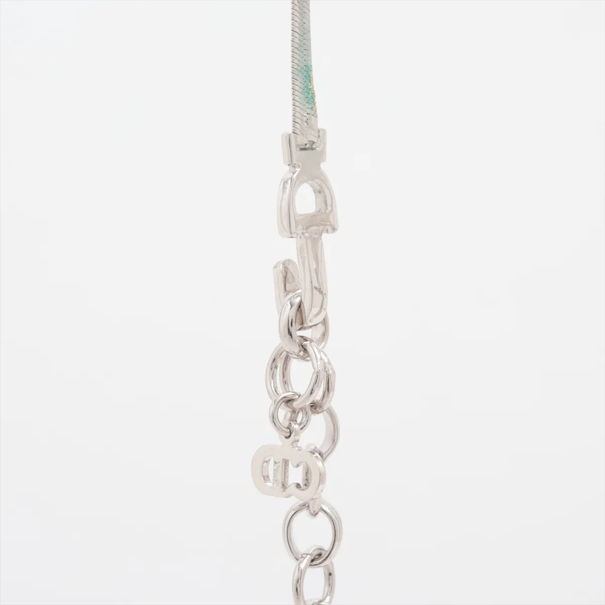 CD Logo Necklace GP Silver — view 3