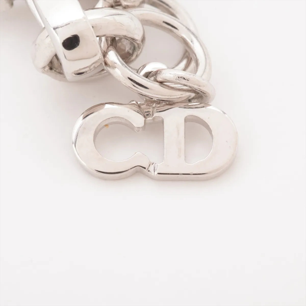 CD Logo Necklace GP Silver — view 4