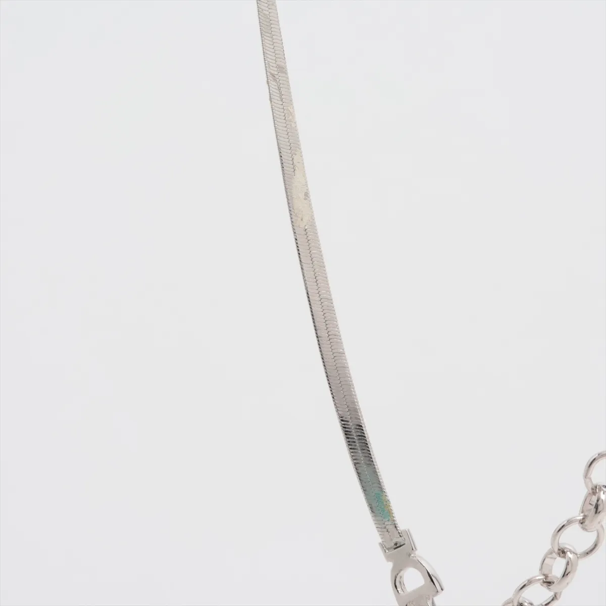 CD Logo Necklace GP Silver — view 6