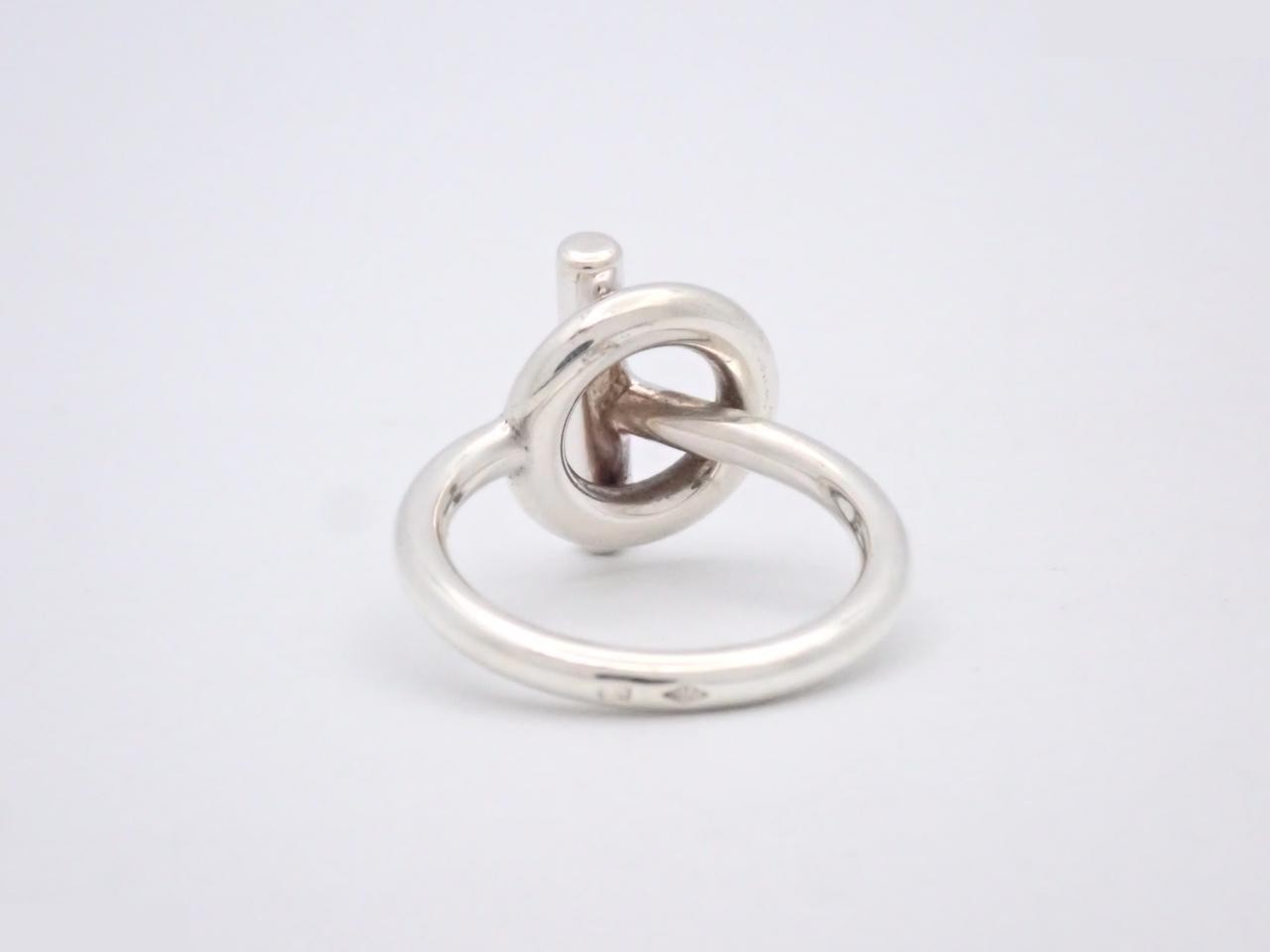 Echappé ring, stamped "50", actual size #8, Ag925/4.5g — view 2