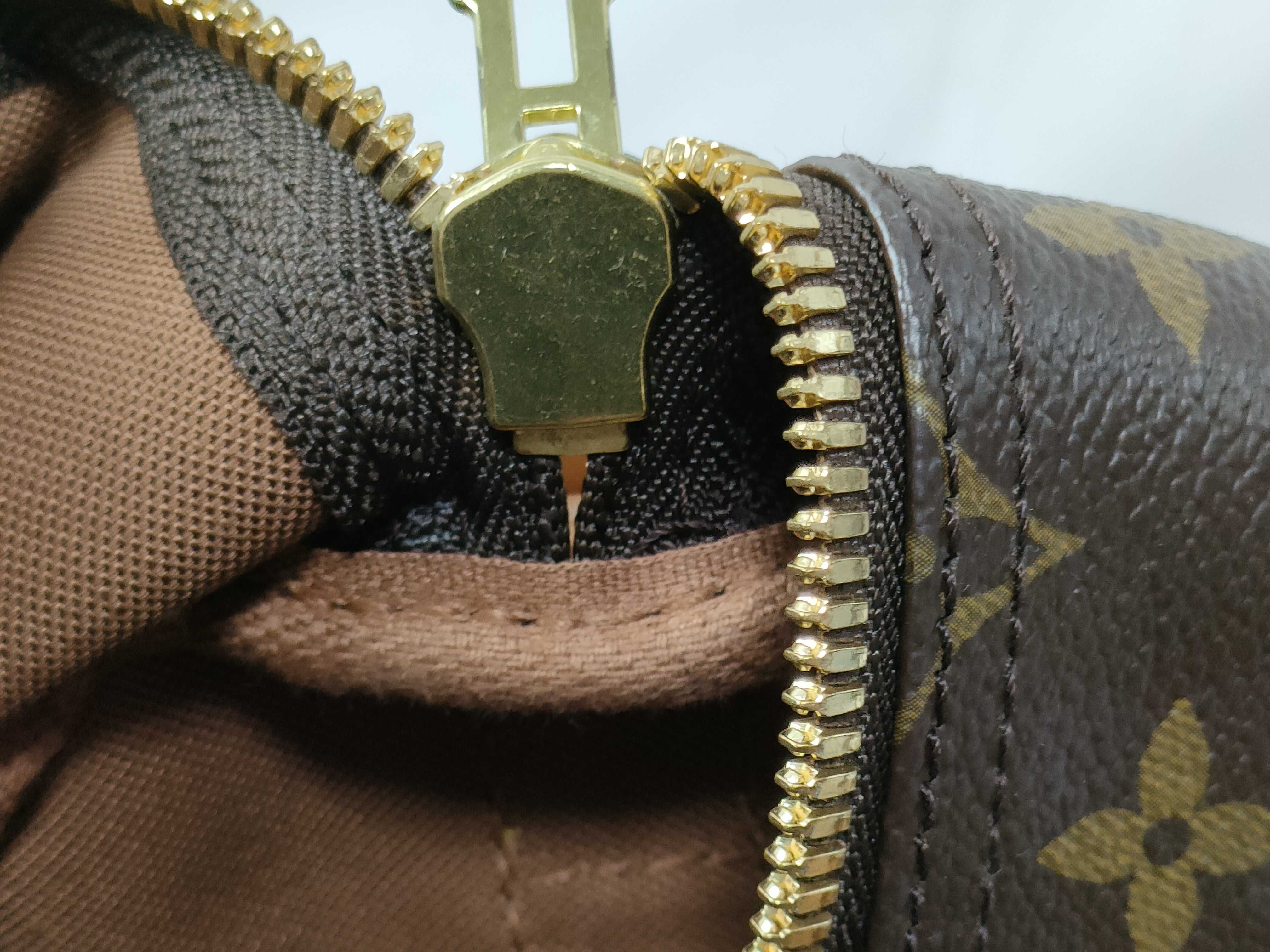 Monogram Keepall Bandoulière 50 M41416 MB0043 Brown Boston Bag — view 13