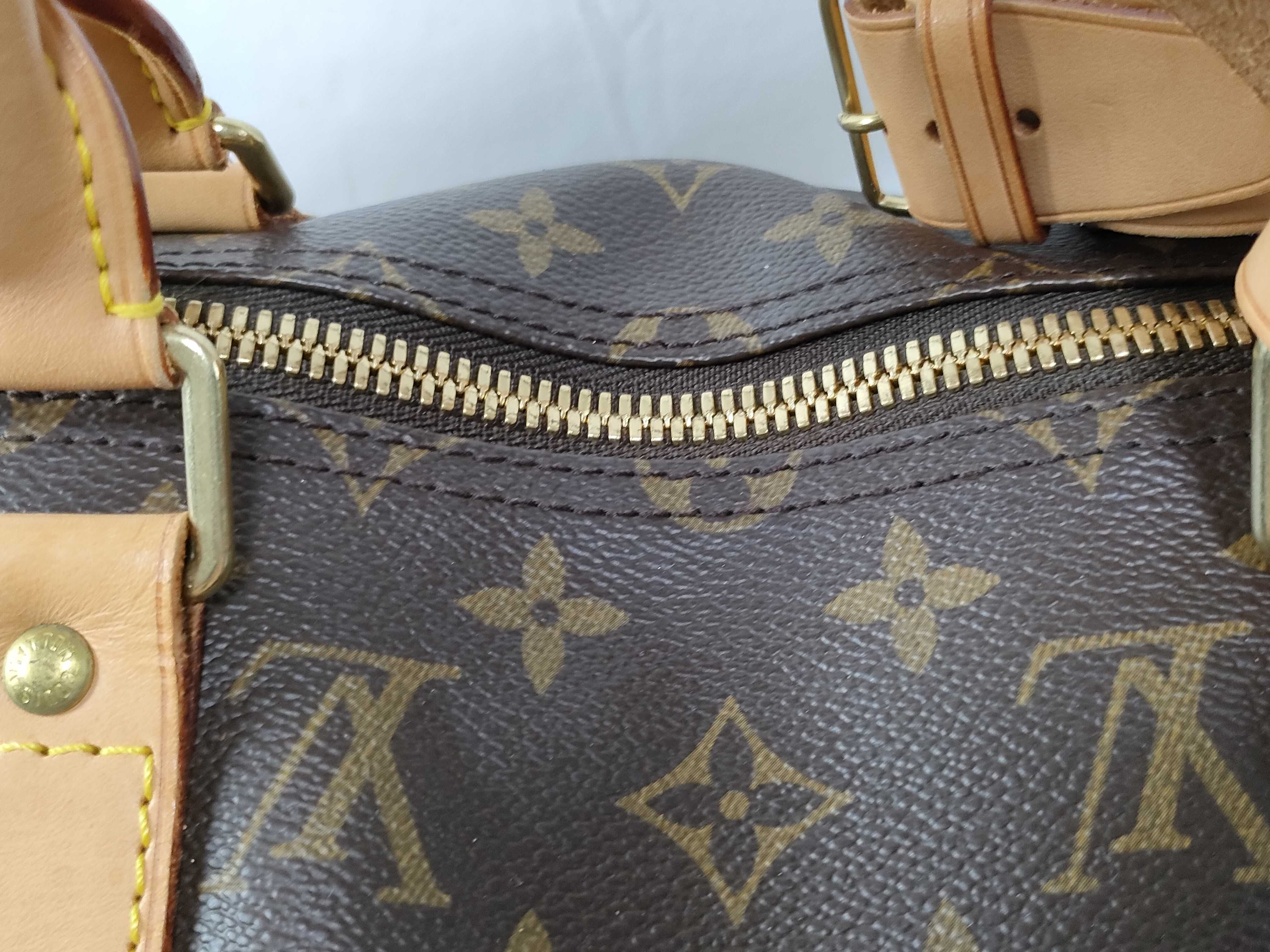 Monogram Keepall Bandoulière 50 M41416 MB0043 Brown Boston Bag — view 3