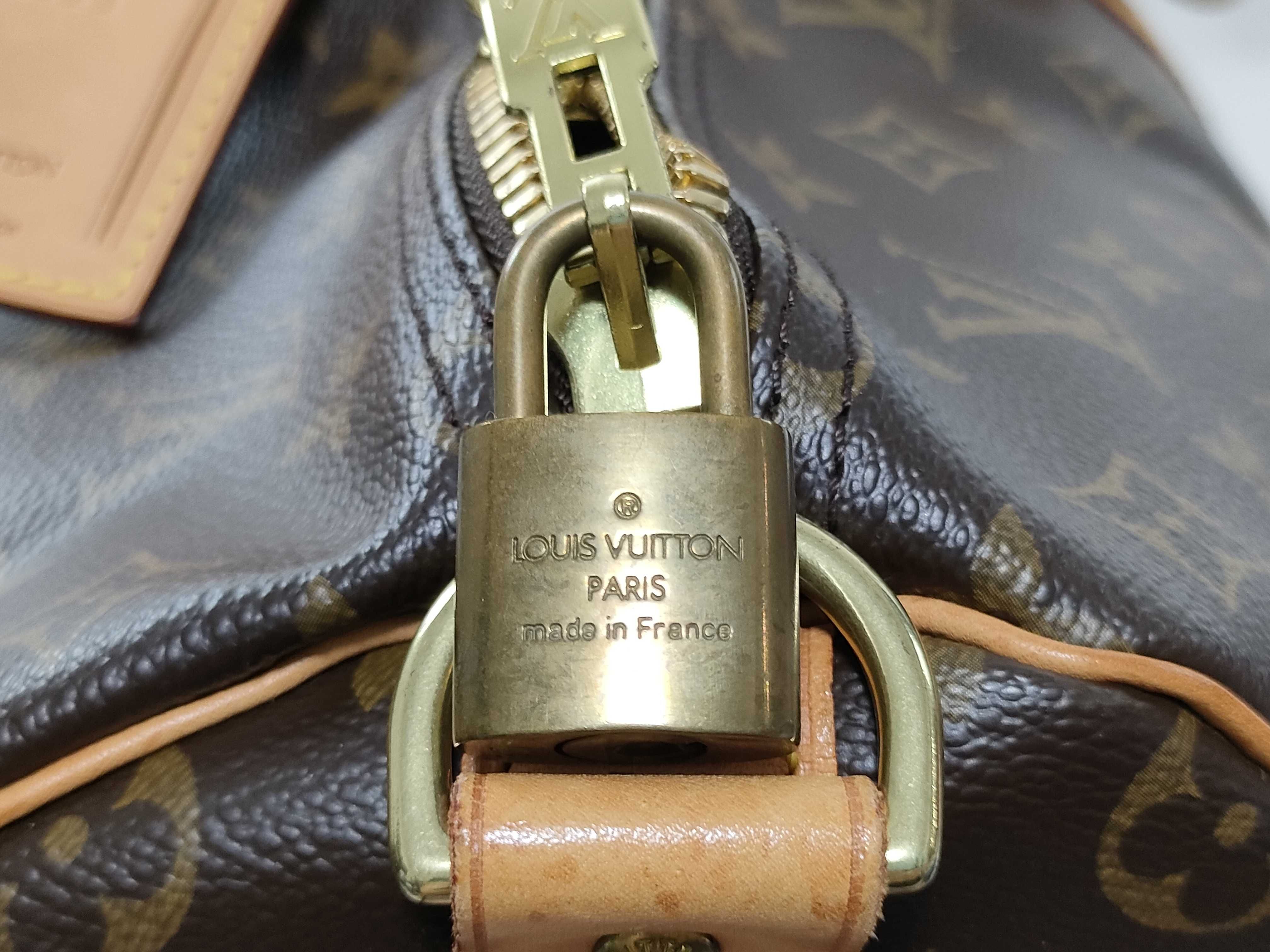 Monogram Keepall Bandoulière 50 M41416 MB0043 Brown Boston Bag — view 7