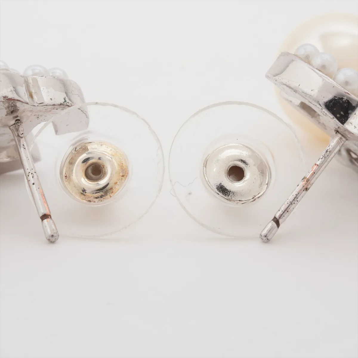 Cocomark 05V Earrings (for both ears) GP x Fake Pearl Silver — view 4