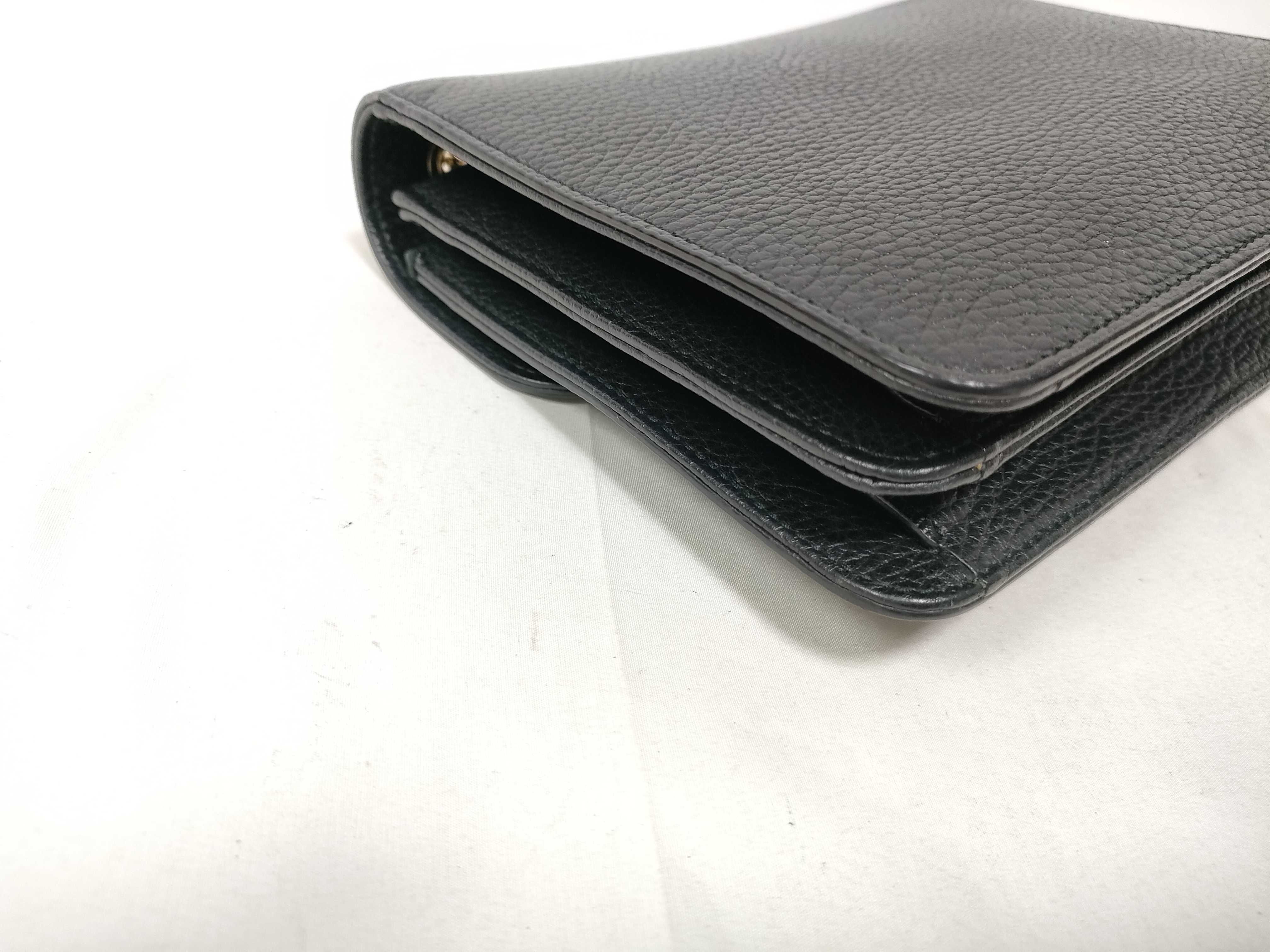 Black Leather Shoulder Bag — view 5