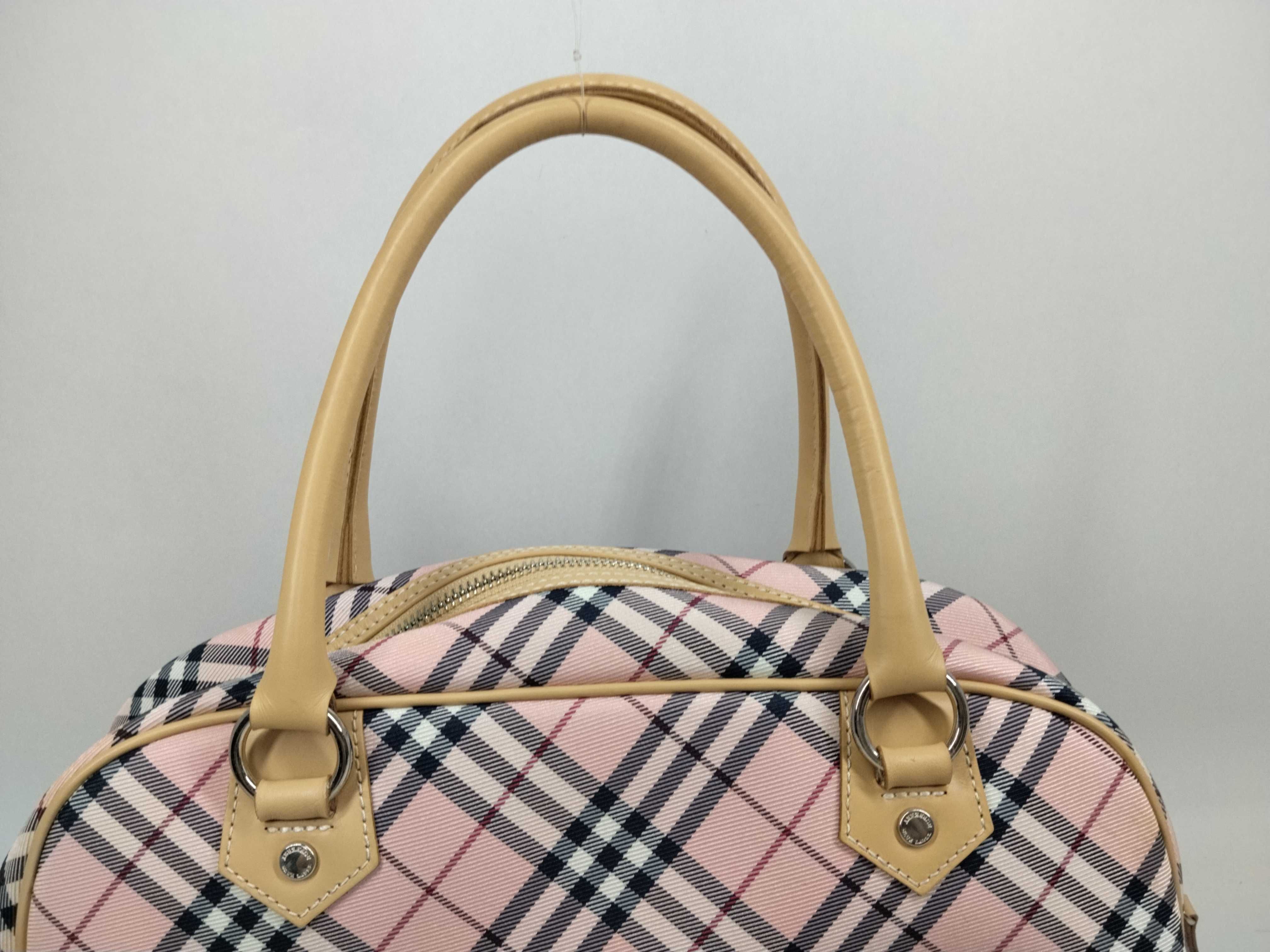 Blue Label Nova Check Boston Bag (Pink) — view 4