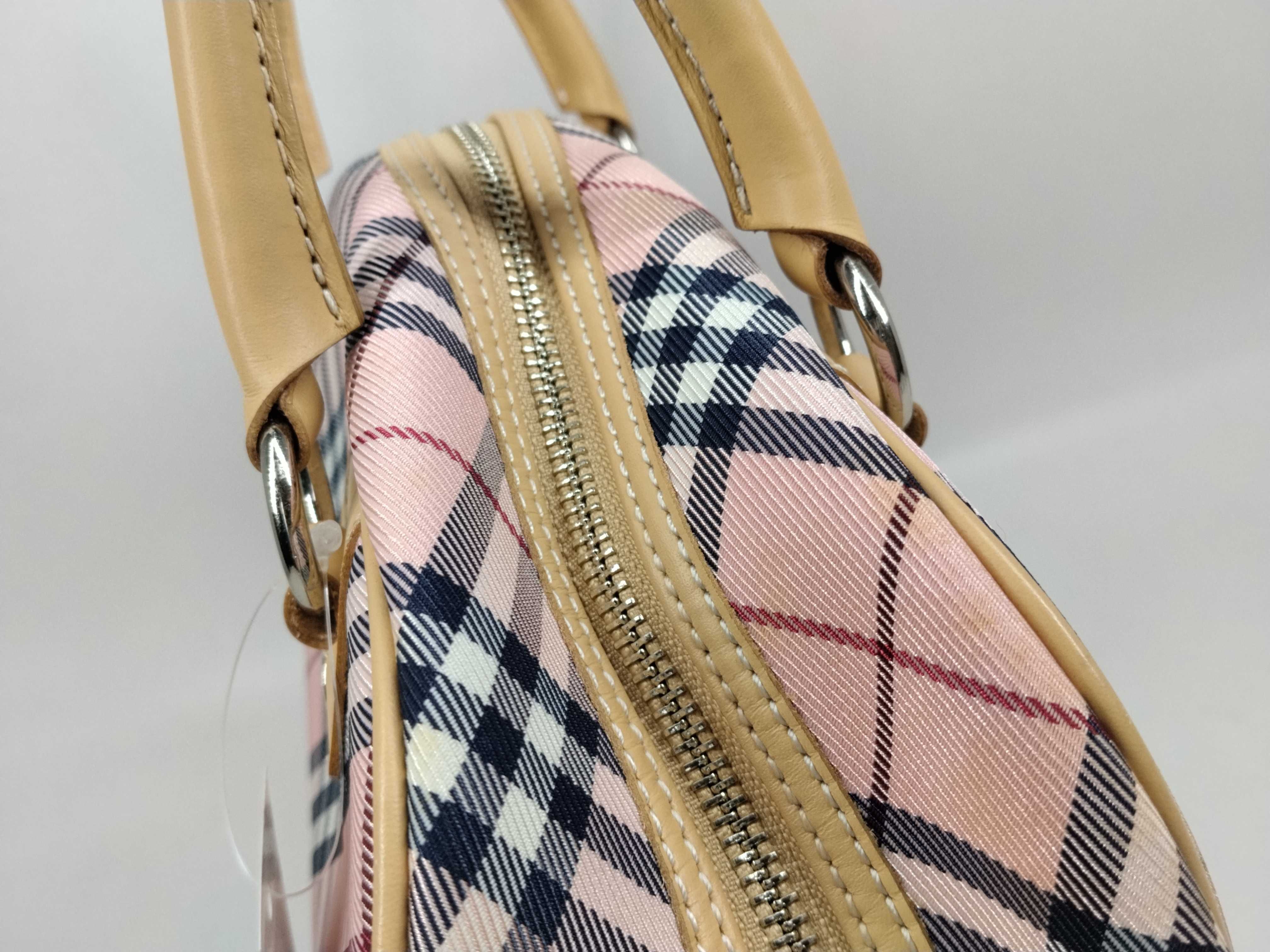 Blue Label Nova Check Boston Bag (Pink) — view 6
