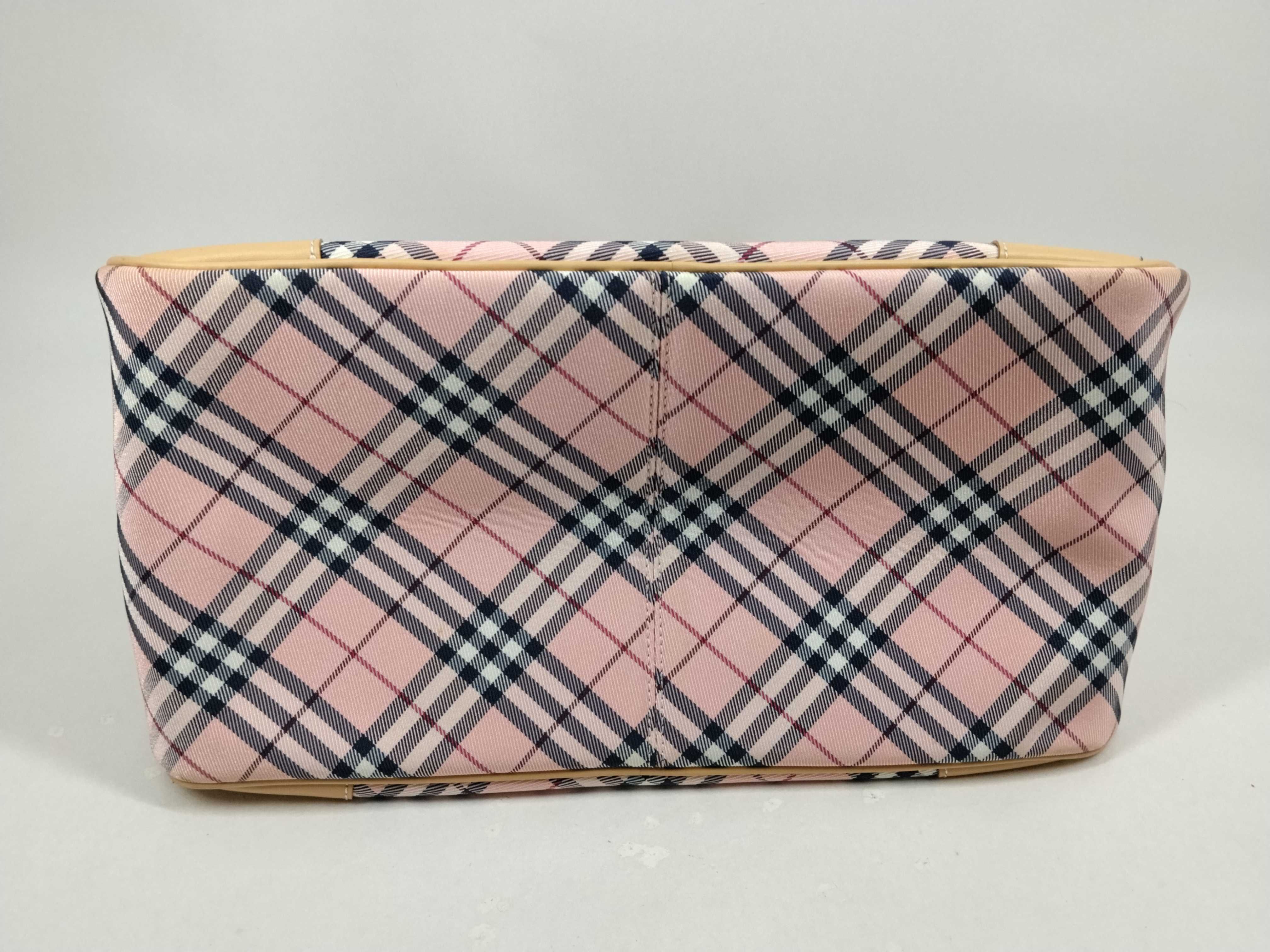 Blue Label Nova Check Boston Bag (Pink) — view 9