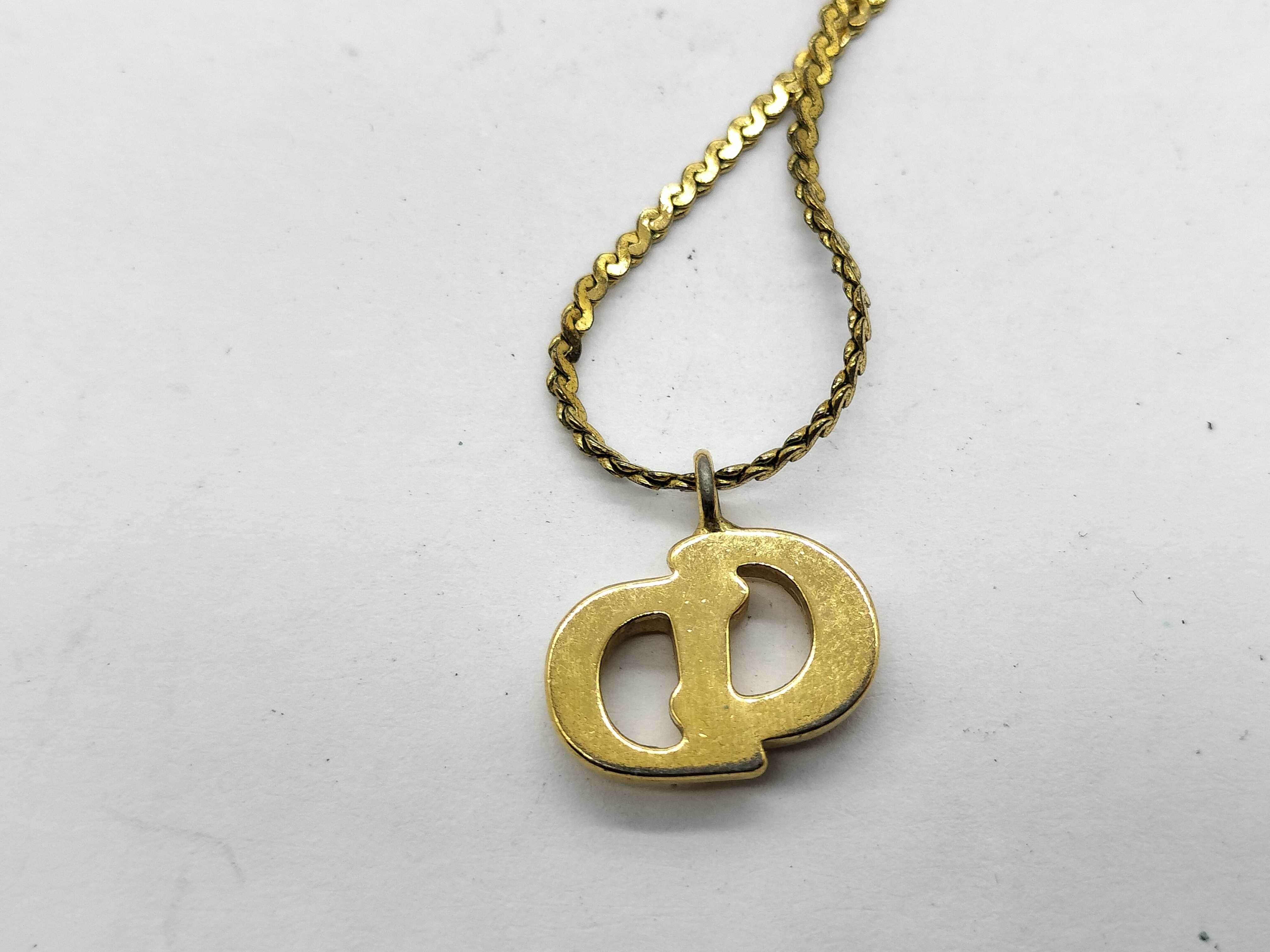 CD Logo GP Gold-Colored Necklace — view 3