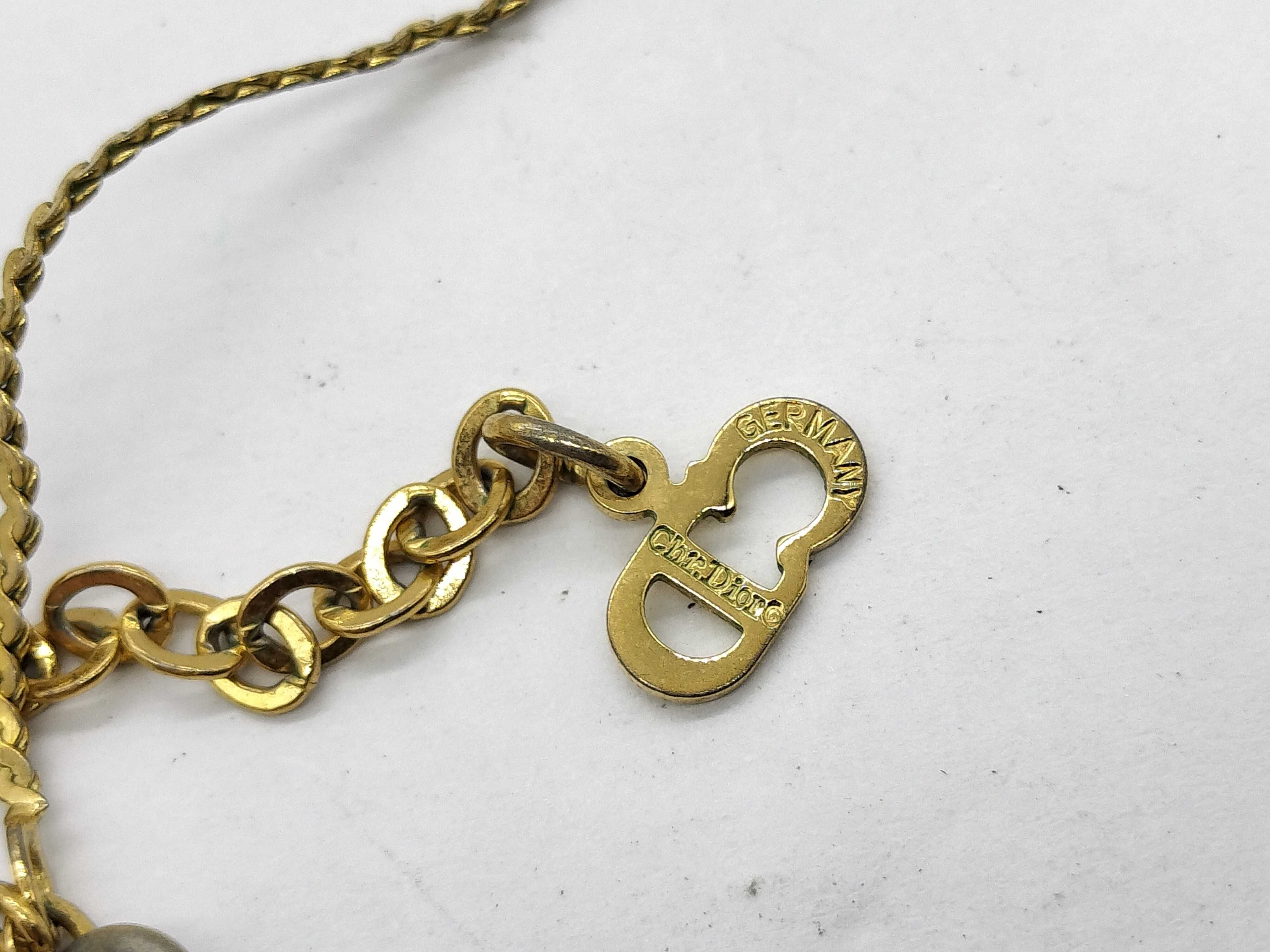 CD Logo GP Gold-Colored Necklace — view 5