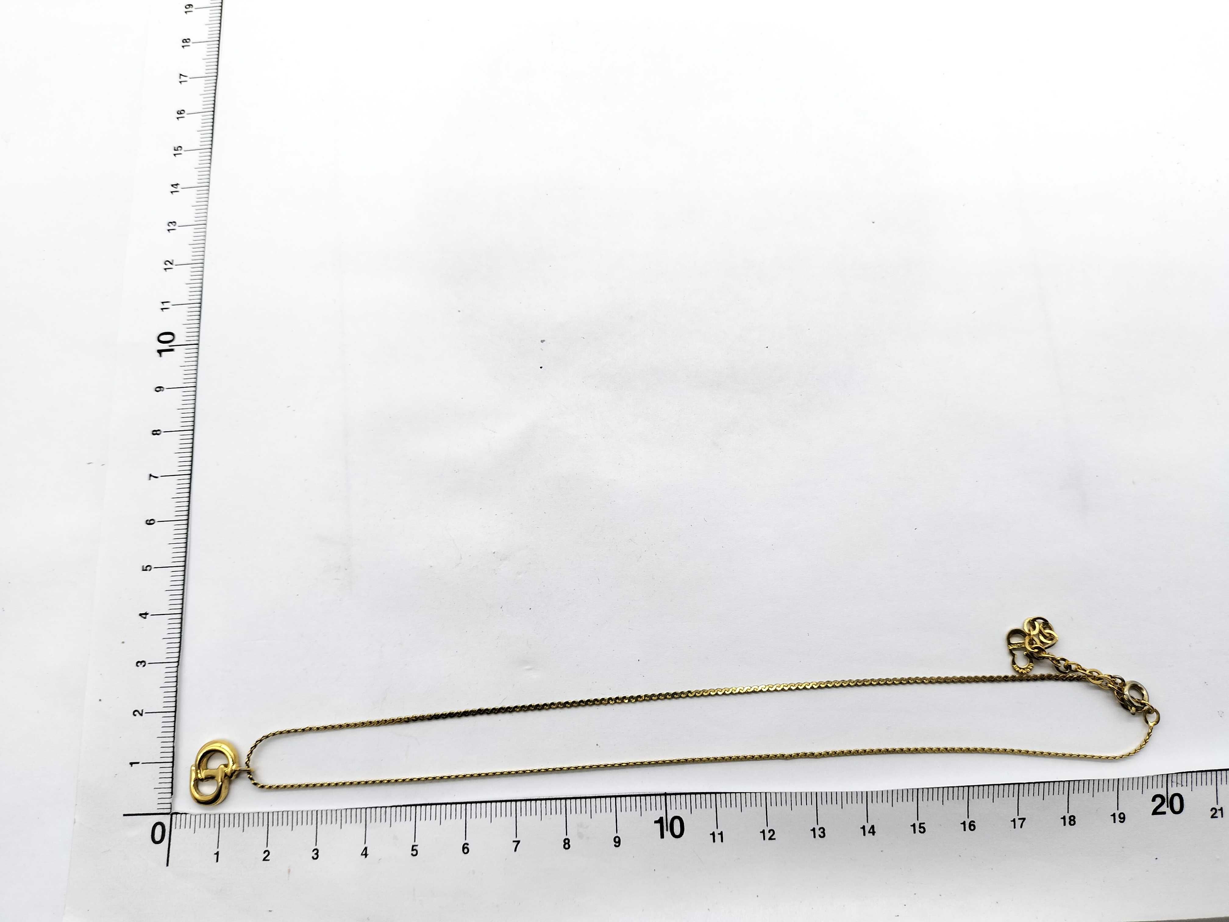 CD Logo GP Gold-Colored Necklace — view 6