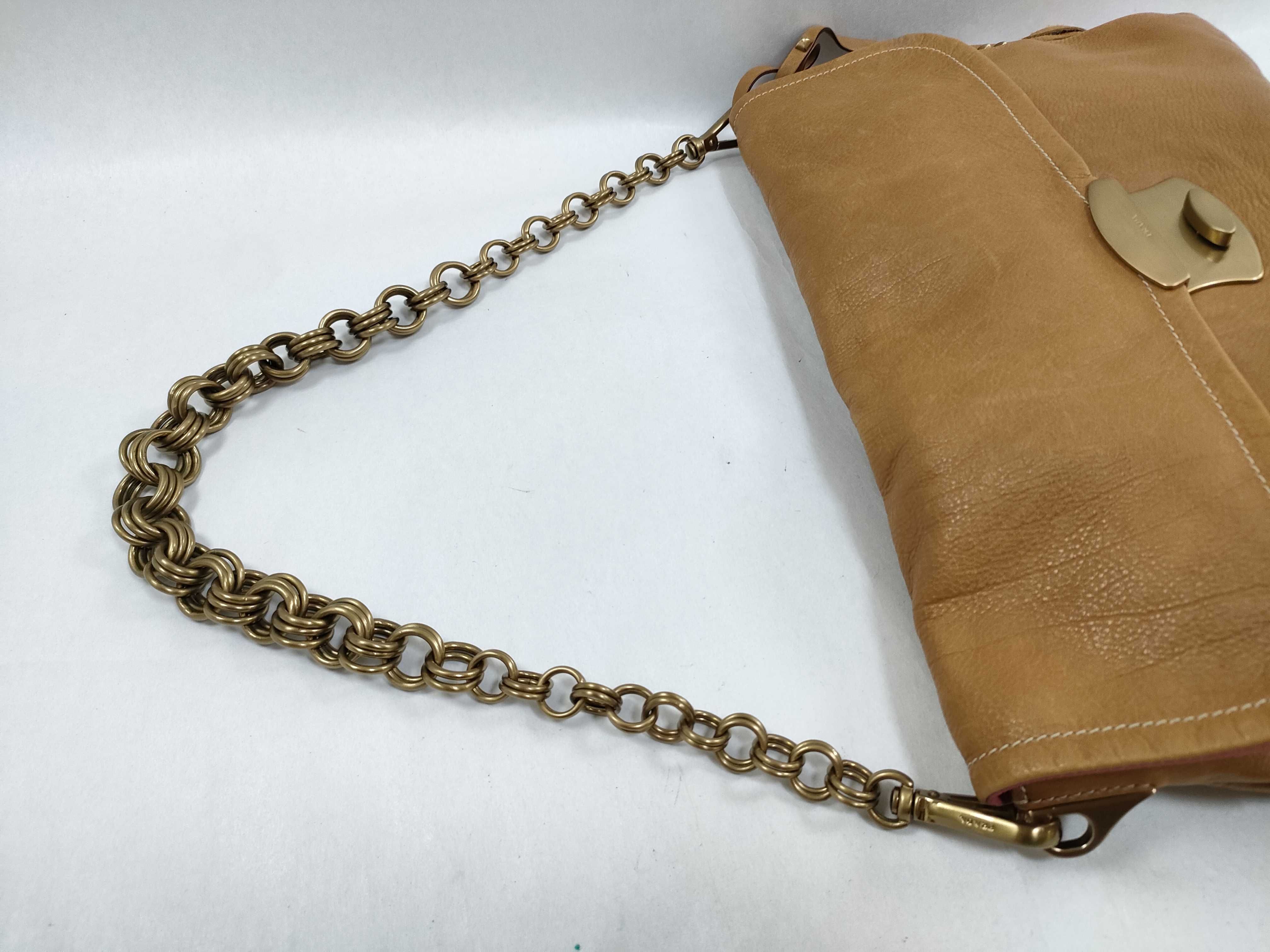 Chain Tassel Leather Shoulder Bag — view 3