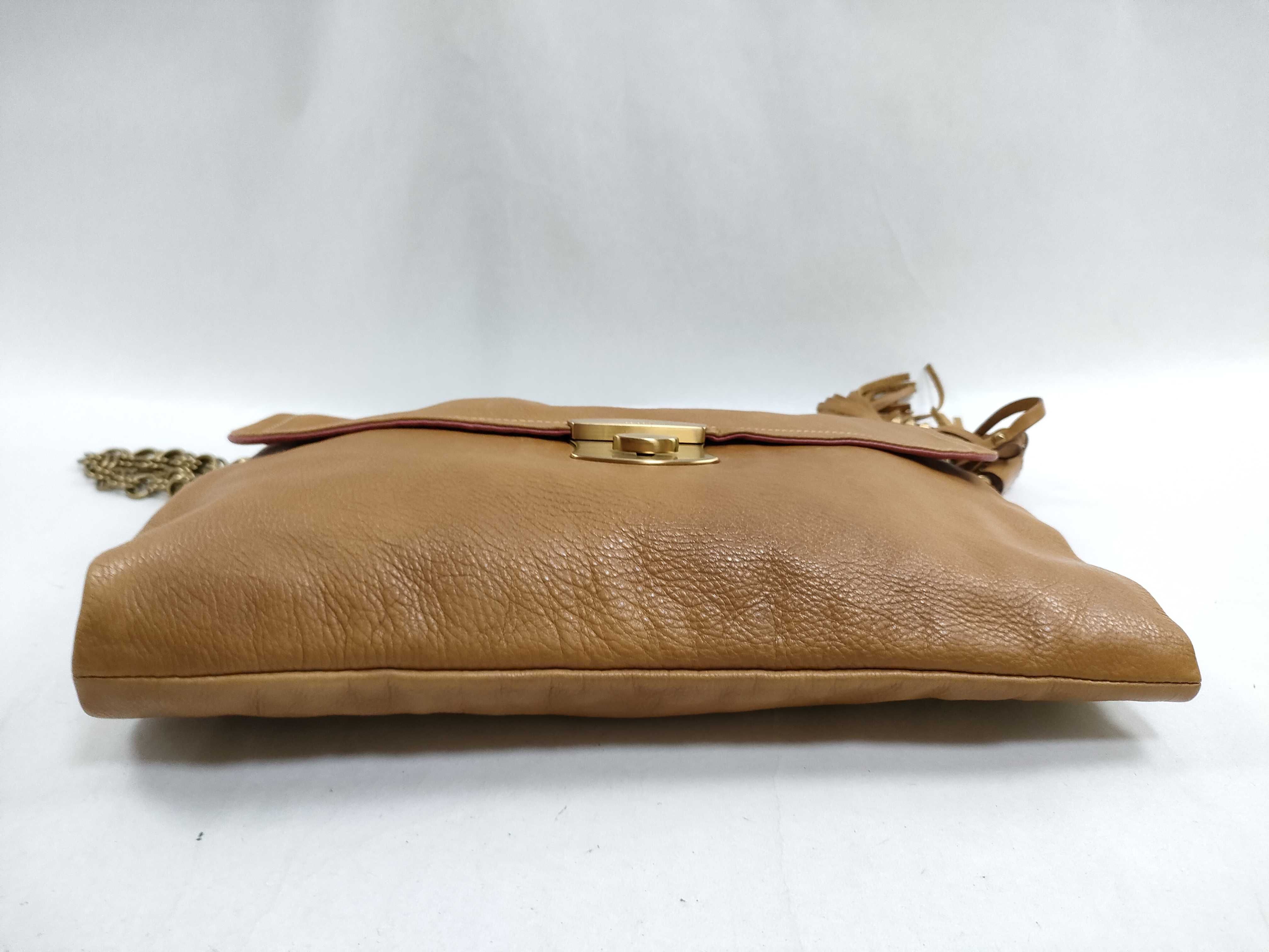 Chain Tassel Leather Shoulder Bag — view 7