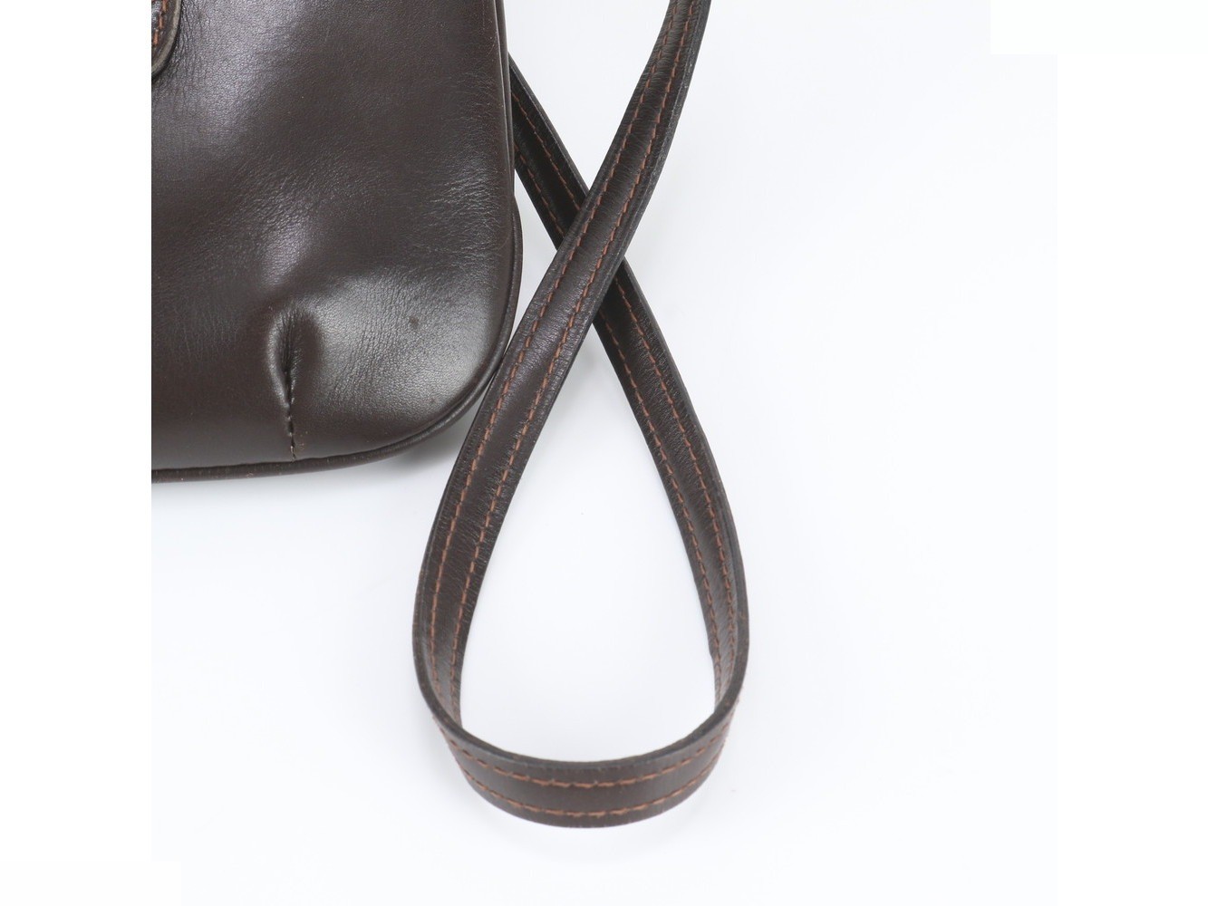 Sherry Line Leather Shoulder Bag — view 2