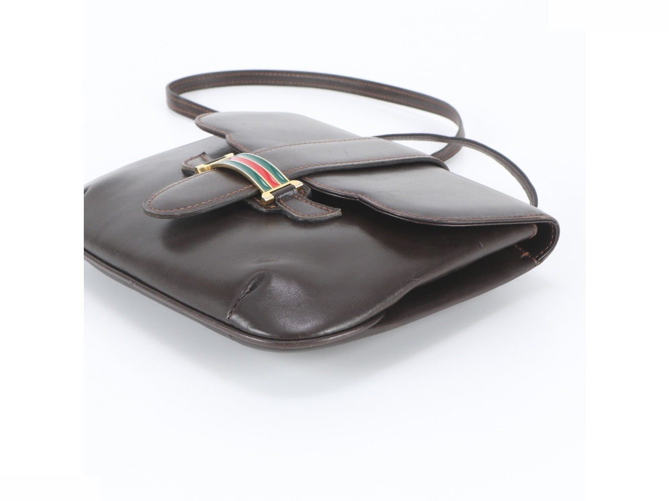 Sherry Line Leather Shoulder Bag — view 4