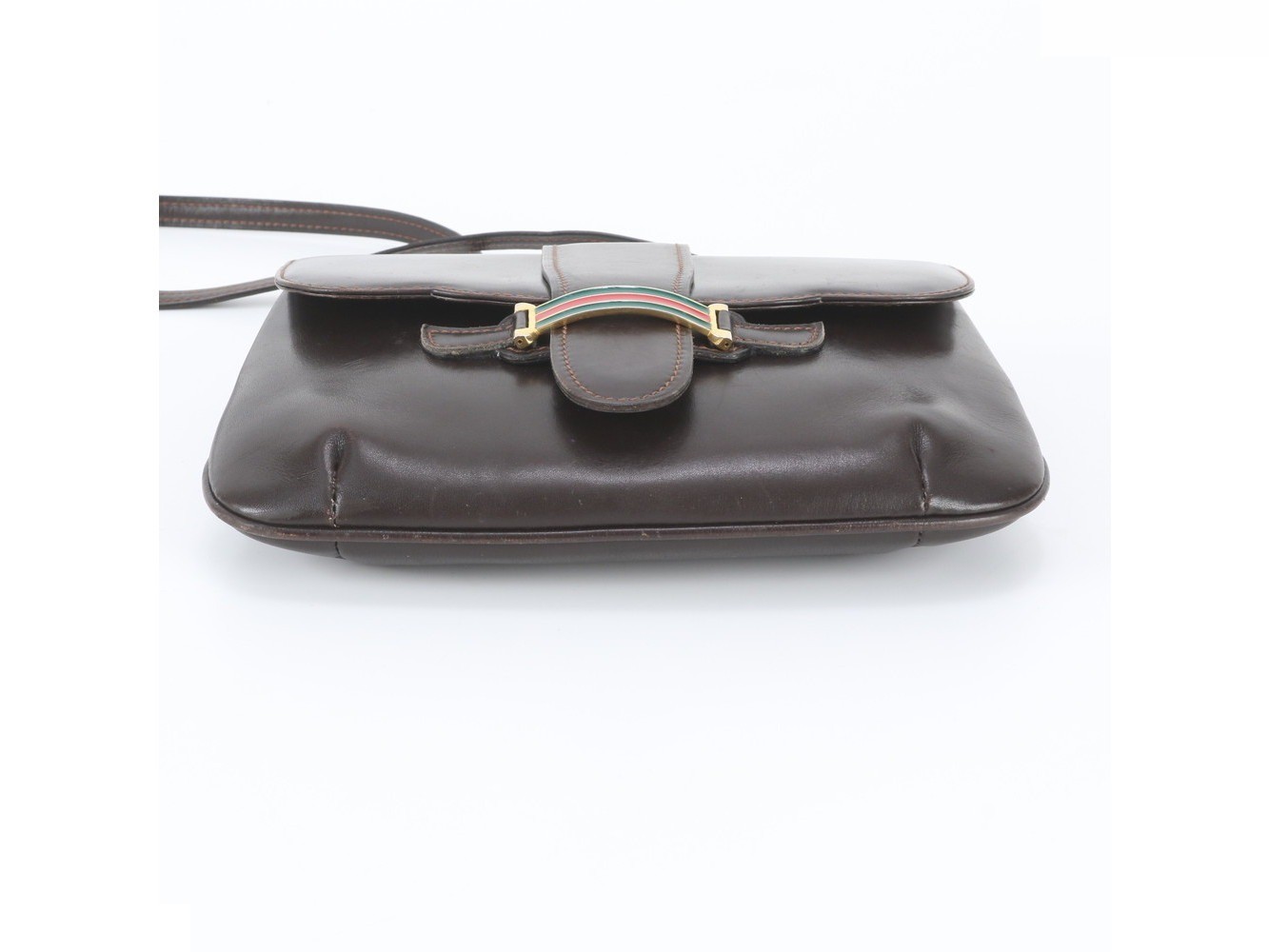 Sherry Line Leather Shoulder Bag — view 6