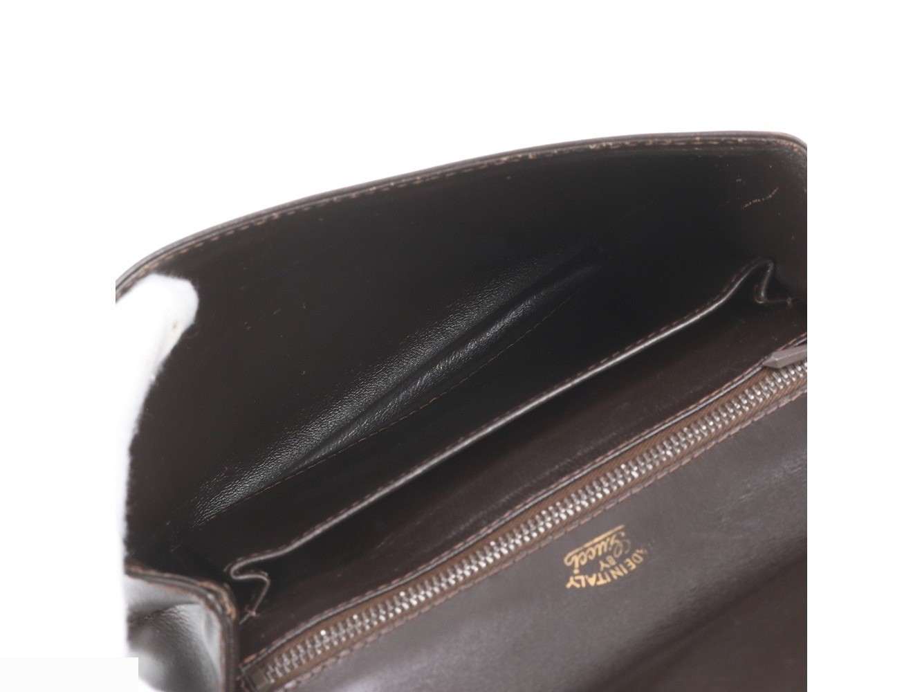 Sherry Line Leather Shoulder Bag — view 7