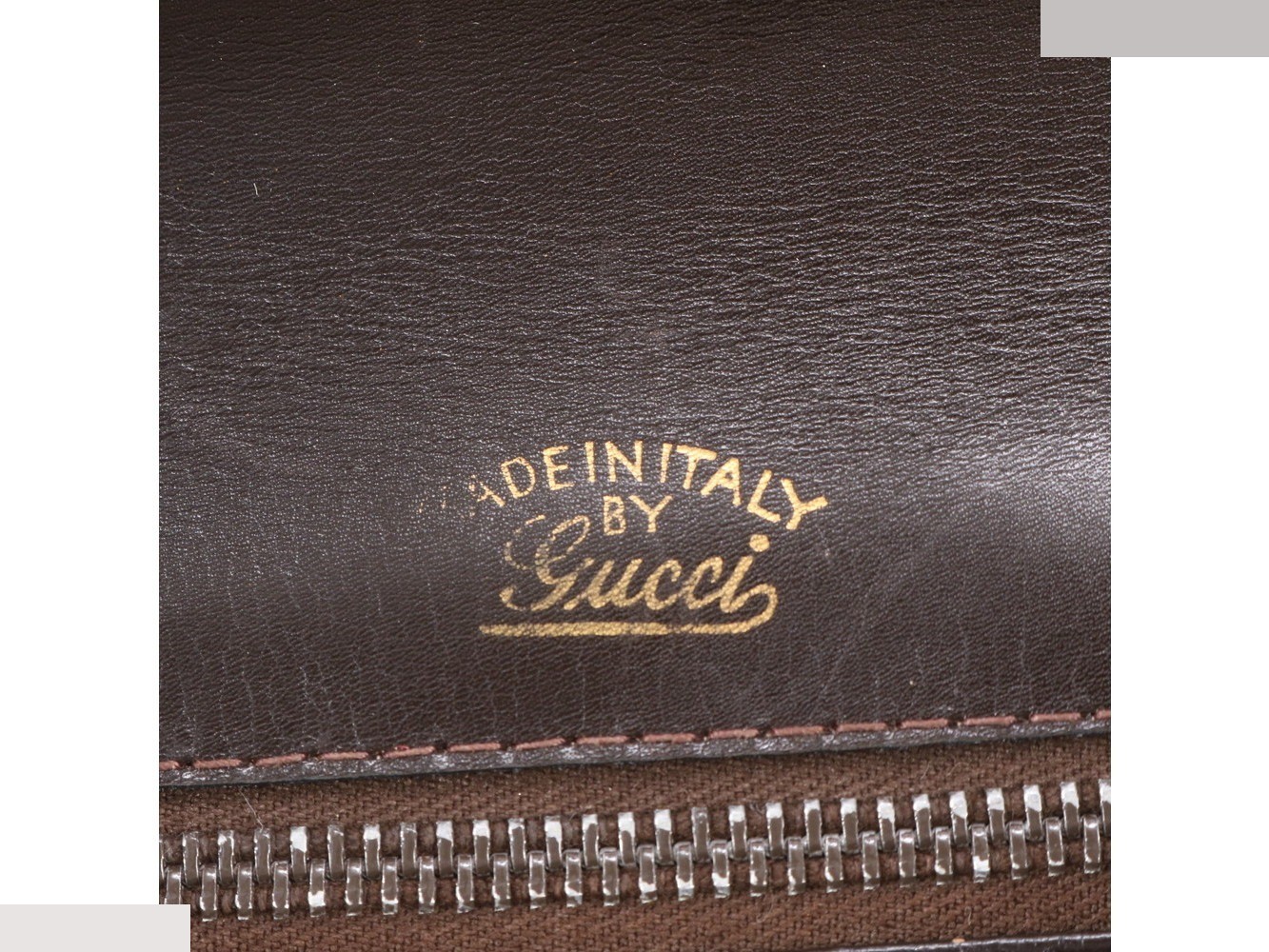 Sherry Line Leather Shoulder Bag — view 8