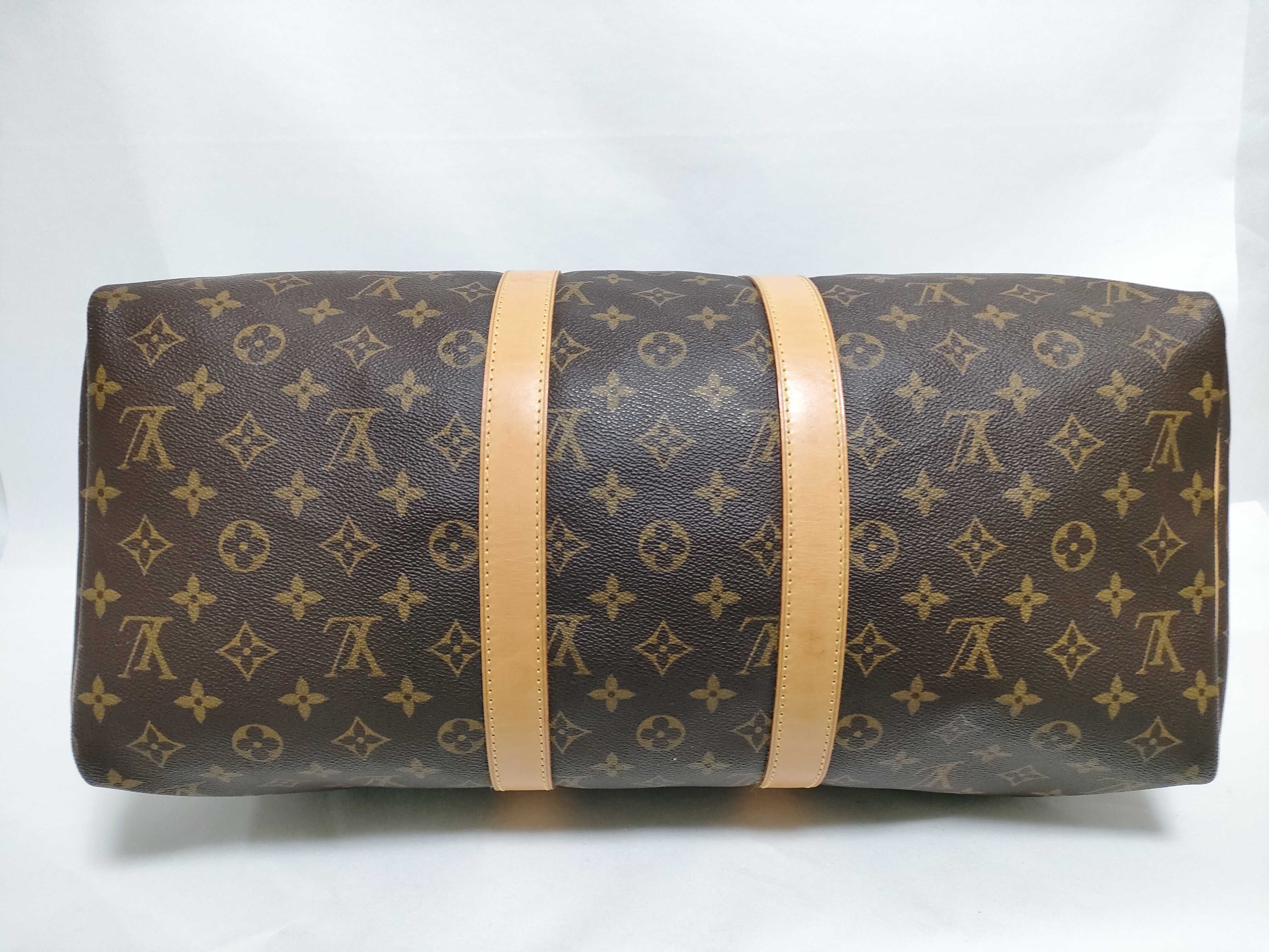 Monogram Louis Vuitton Keepall 45 Boston Bag — view 8