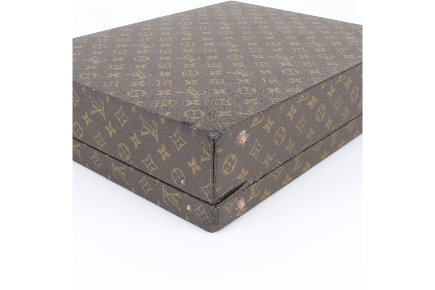 Monogram Crusher M53122 Leather Attache Case — view 4