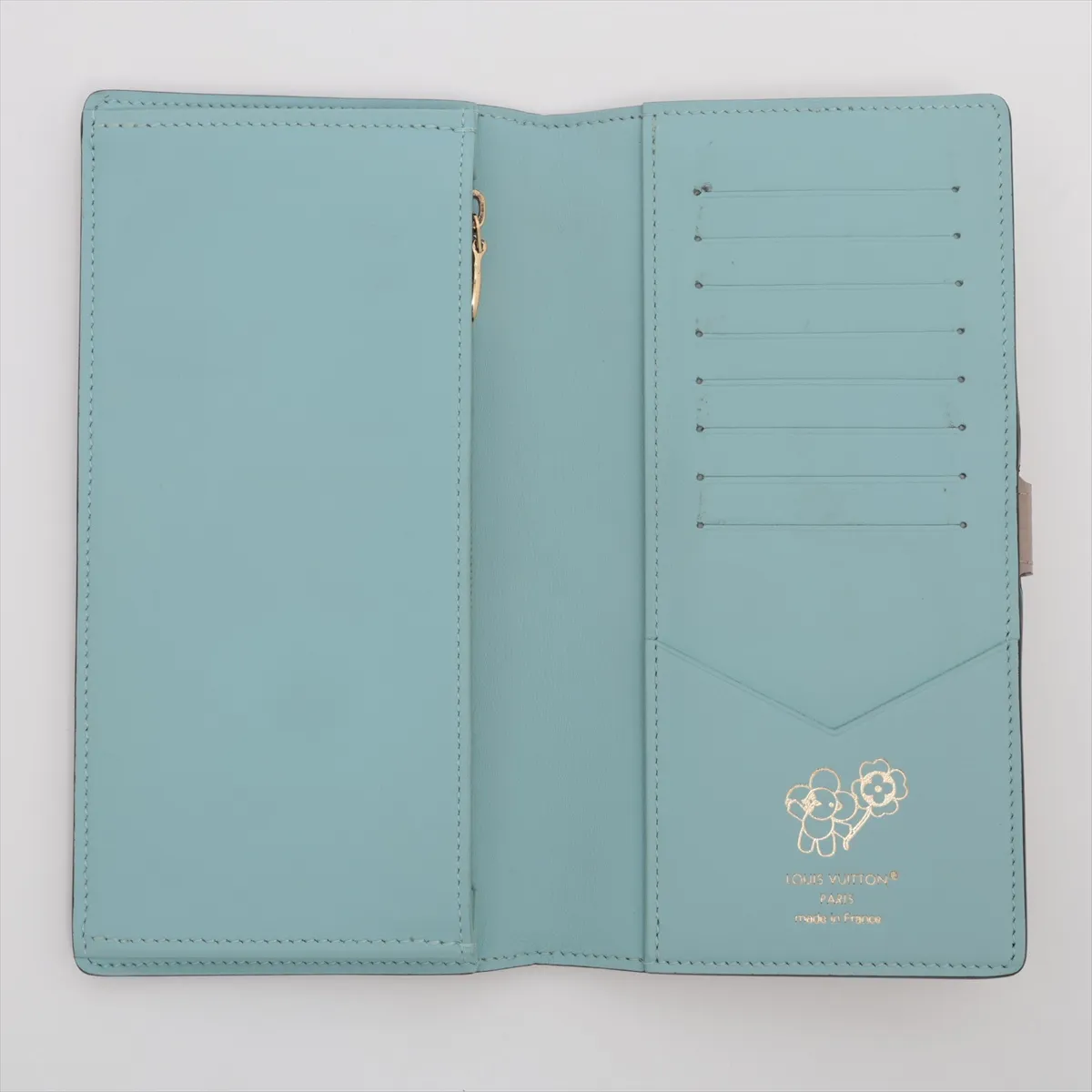 Taurillon LV Vertical Wallet M81367 Galet Long Wallet RFID detected Stamp present — view 3