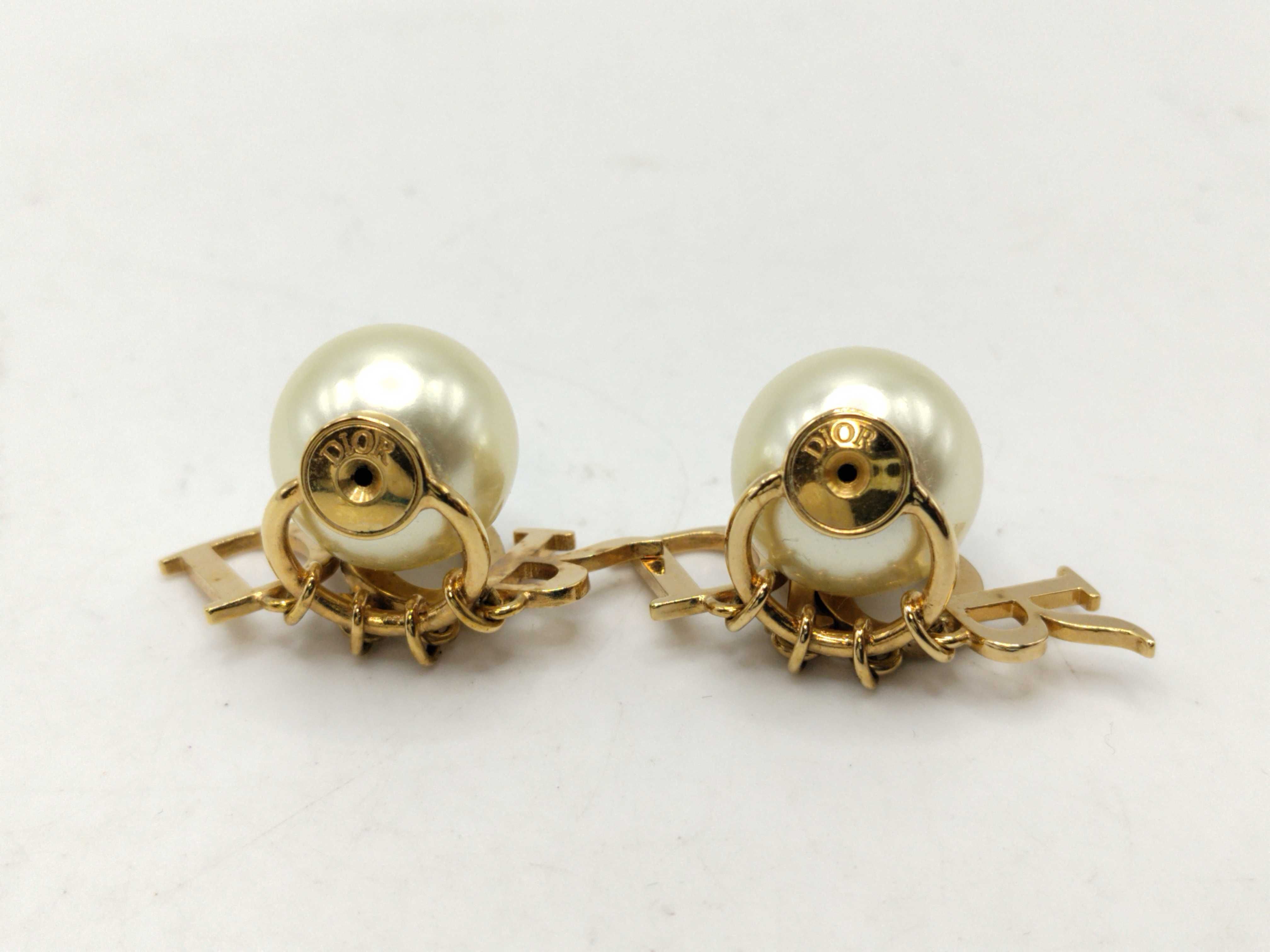 Tribal Pearl Earrings — view 3