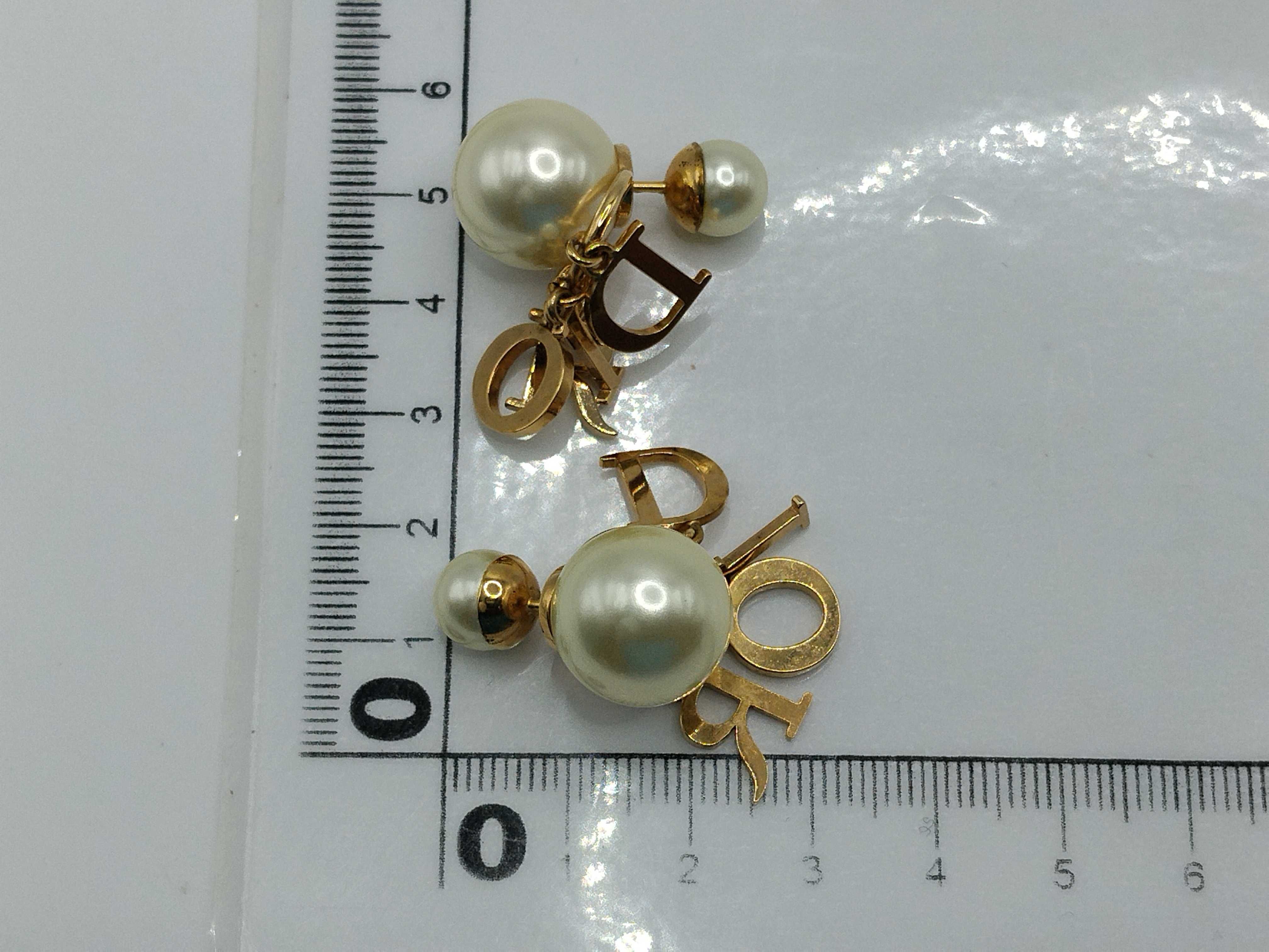 Tribal Pearl Earrings — view 5