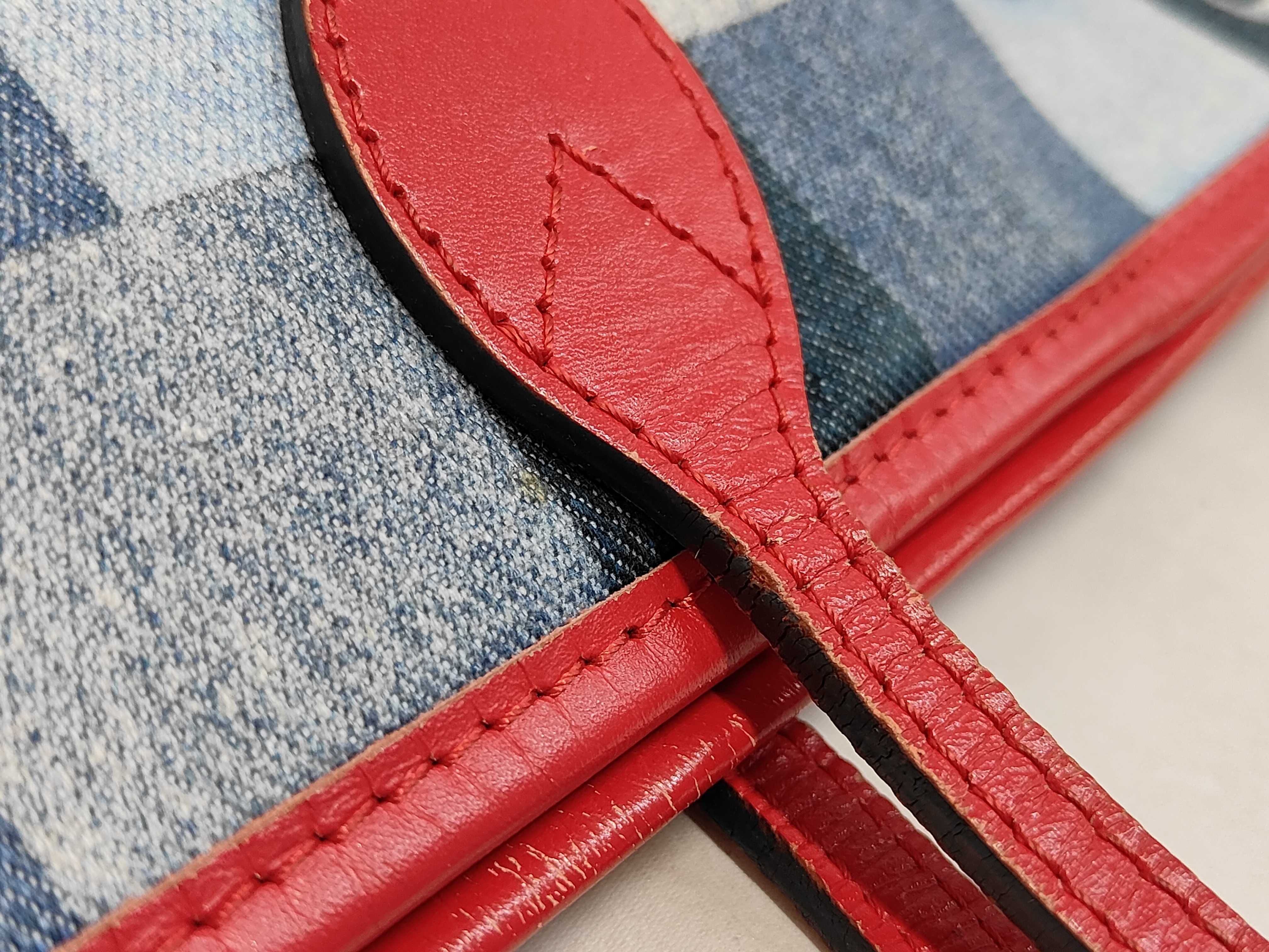 Denim Neverfull MM M44981 Tote Bag — view 6