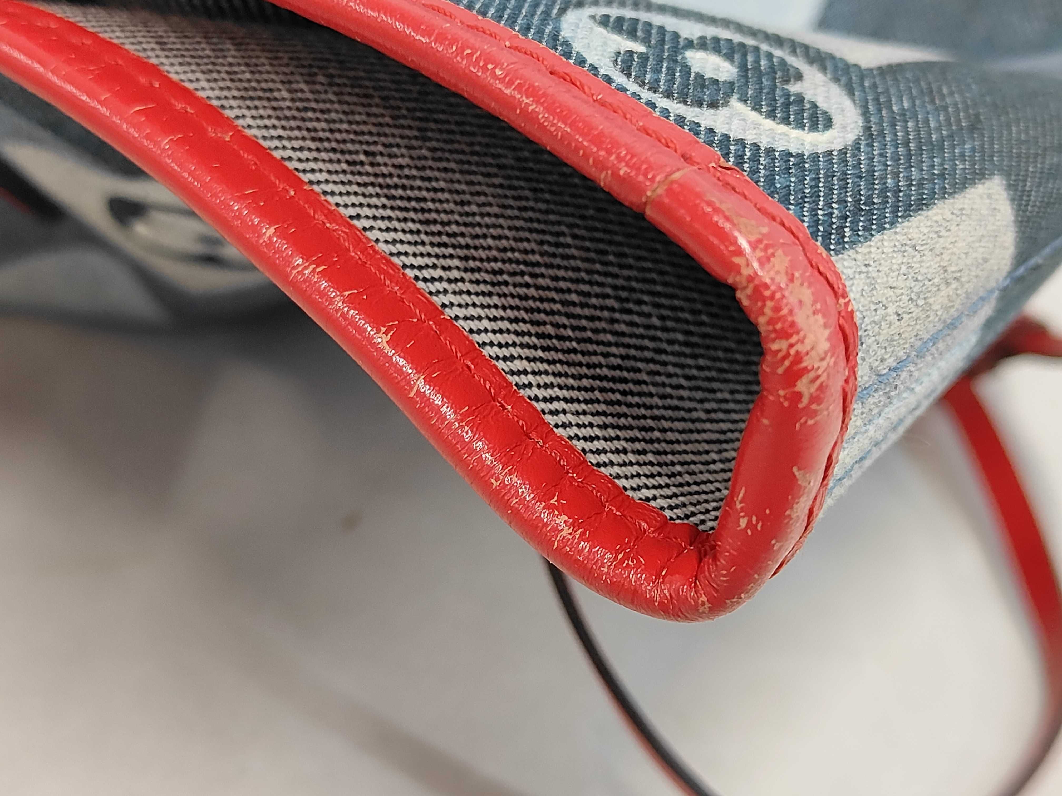 Denim Neverfull MM M44981 Tote Bag — view 7