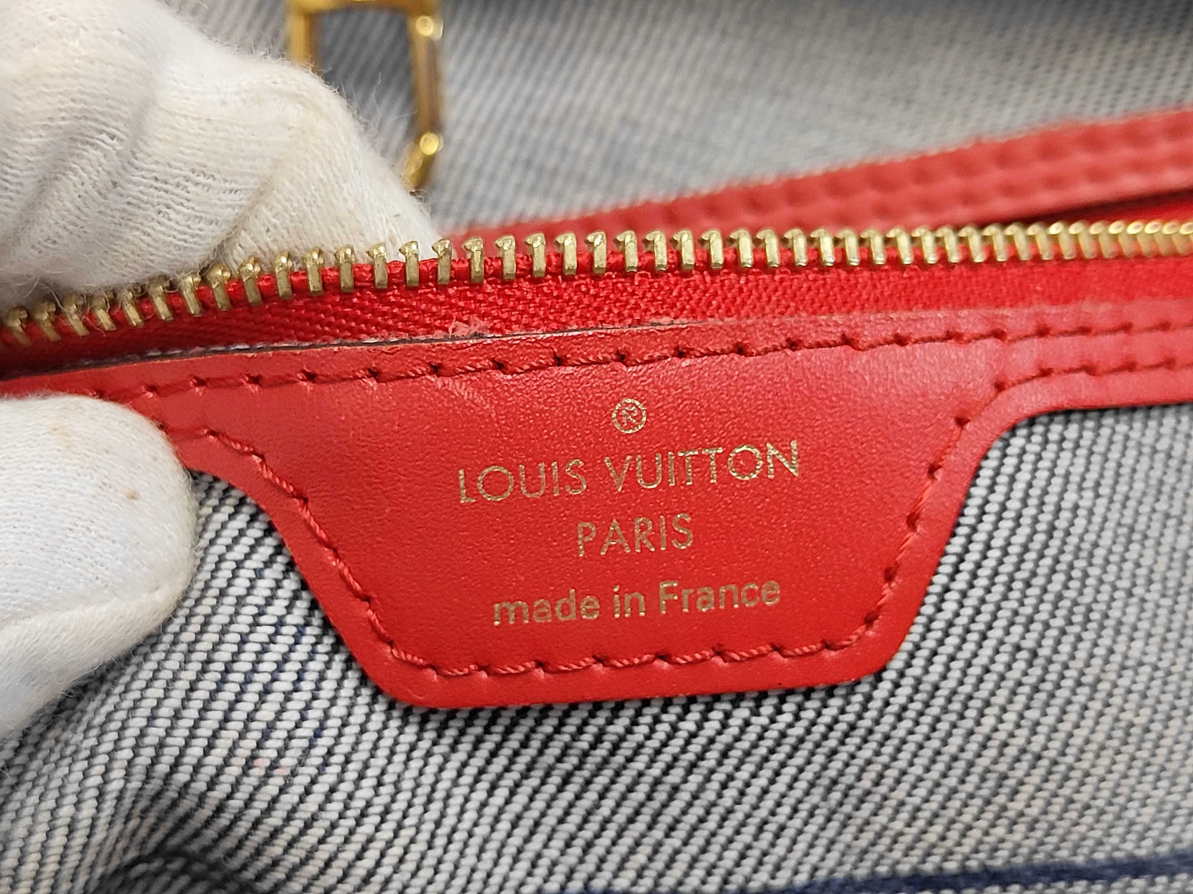 Denim Neverfull MM M44981 Tote Bag — view 8