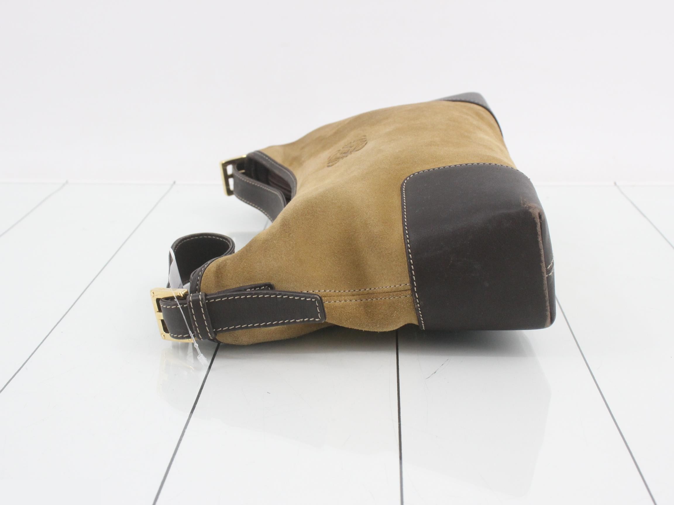 Other lines: Bags, One-shoulder bags, Anagram, Suede, Brown — view 4
