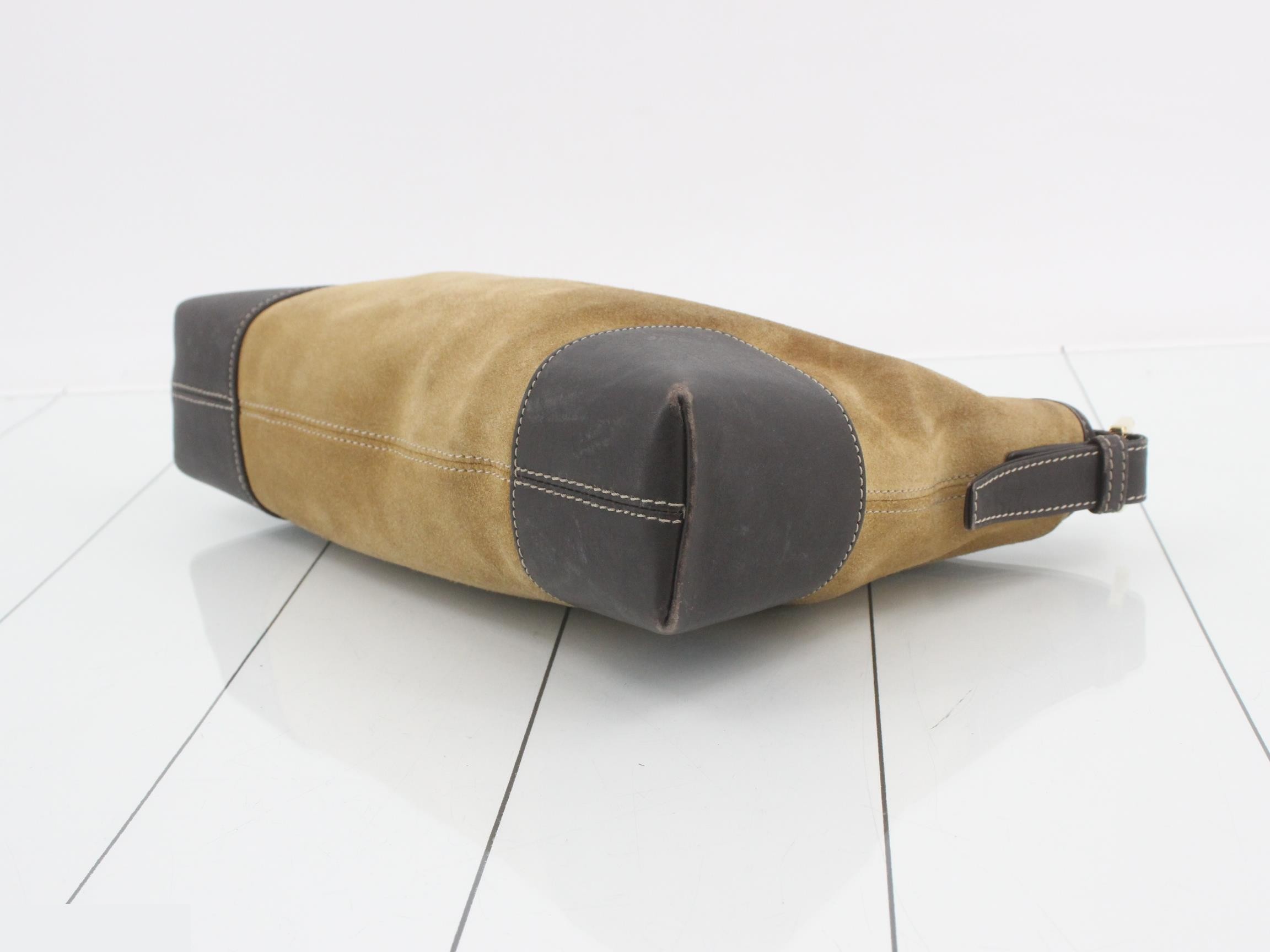 Other lines: Bags, One-shoulder bags, Anagram, Suede, Brown — view 6