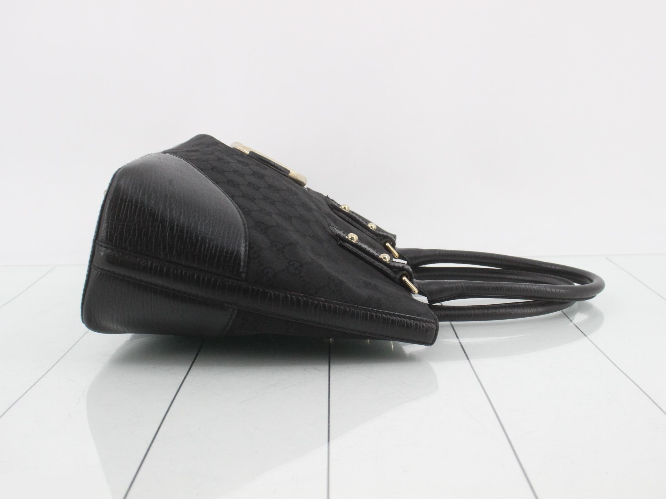 GG Canvas Horsebit Handbag — view 3