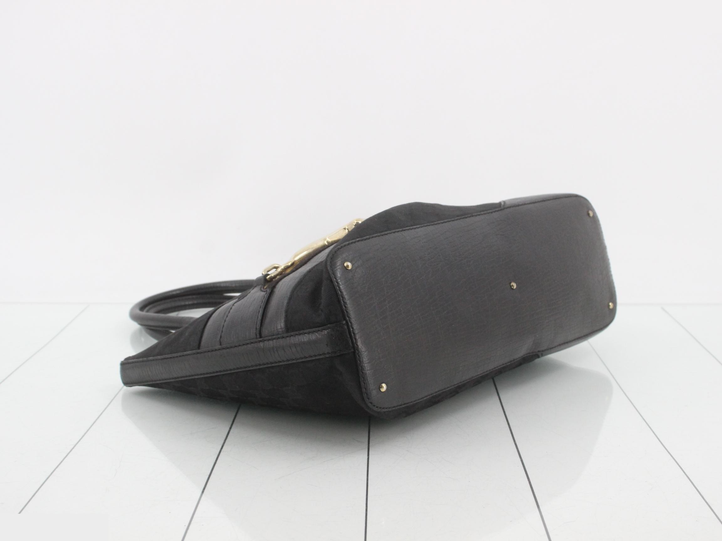 GG Canvas Horsebit Handbag — view 5