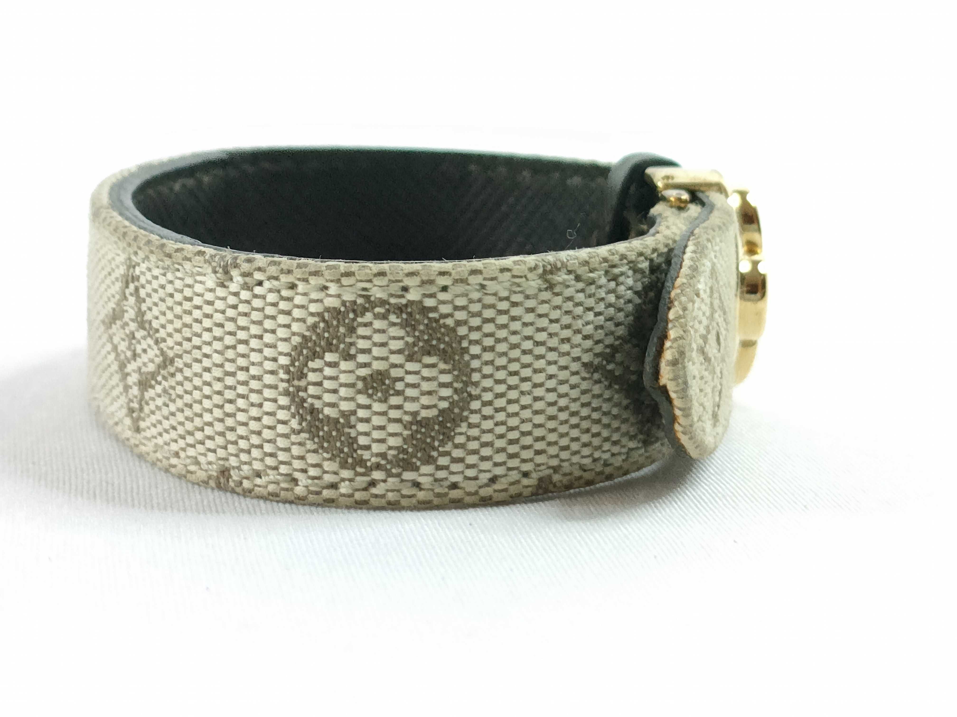 Good Luck Monogram Mini Khaki Bracelet Bracelet/Bangle — view 4