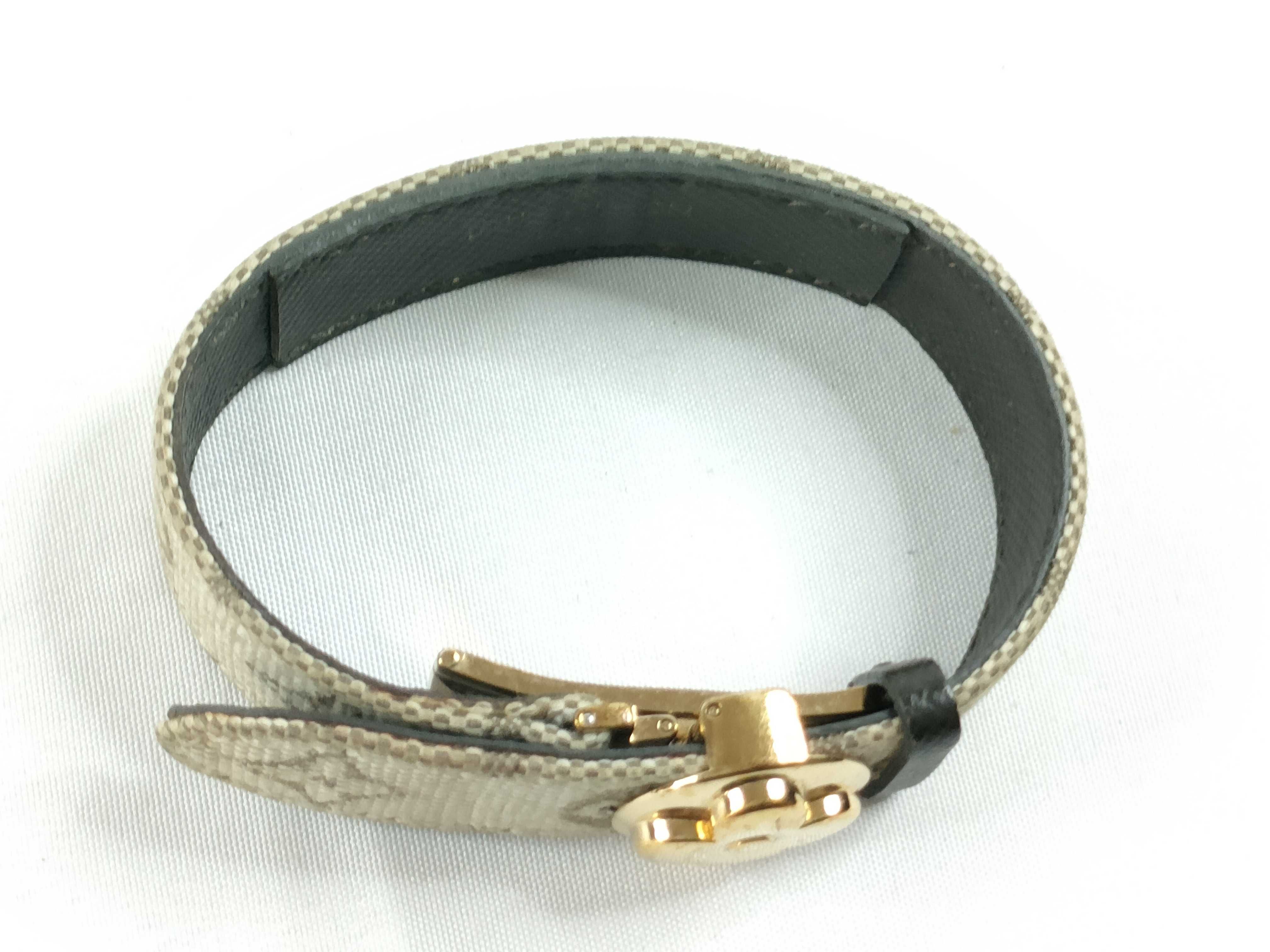 Good Luck Monogram Mini Khaki Bracelet Bracelet/Bangle — view 5