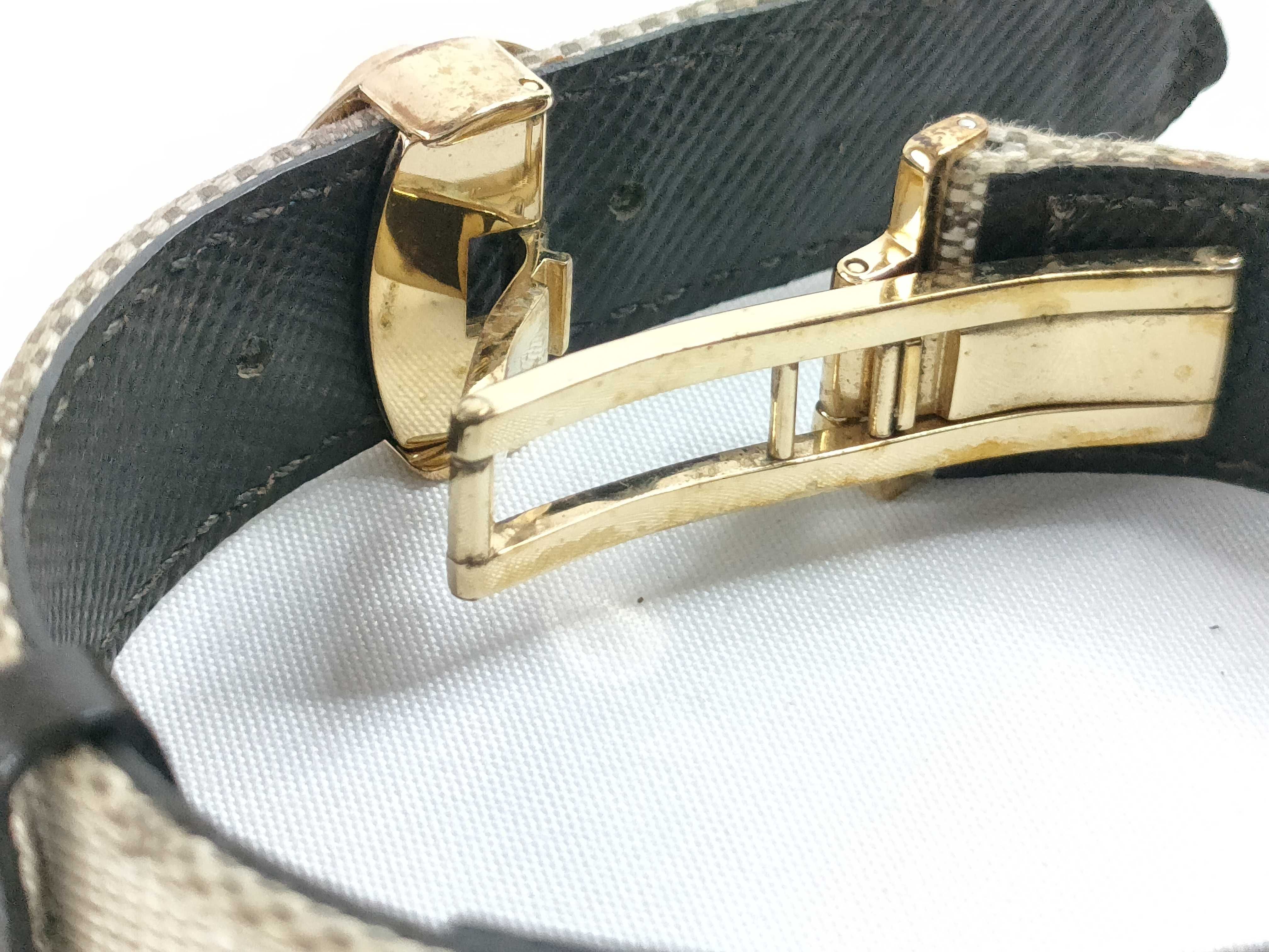Good Luck Monogram Mini Khaki Bracelet Bracelet/Bangle — view 8
