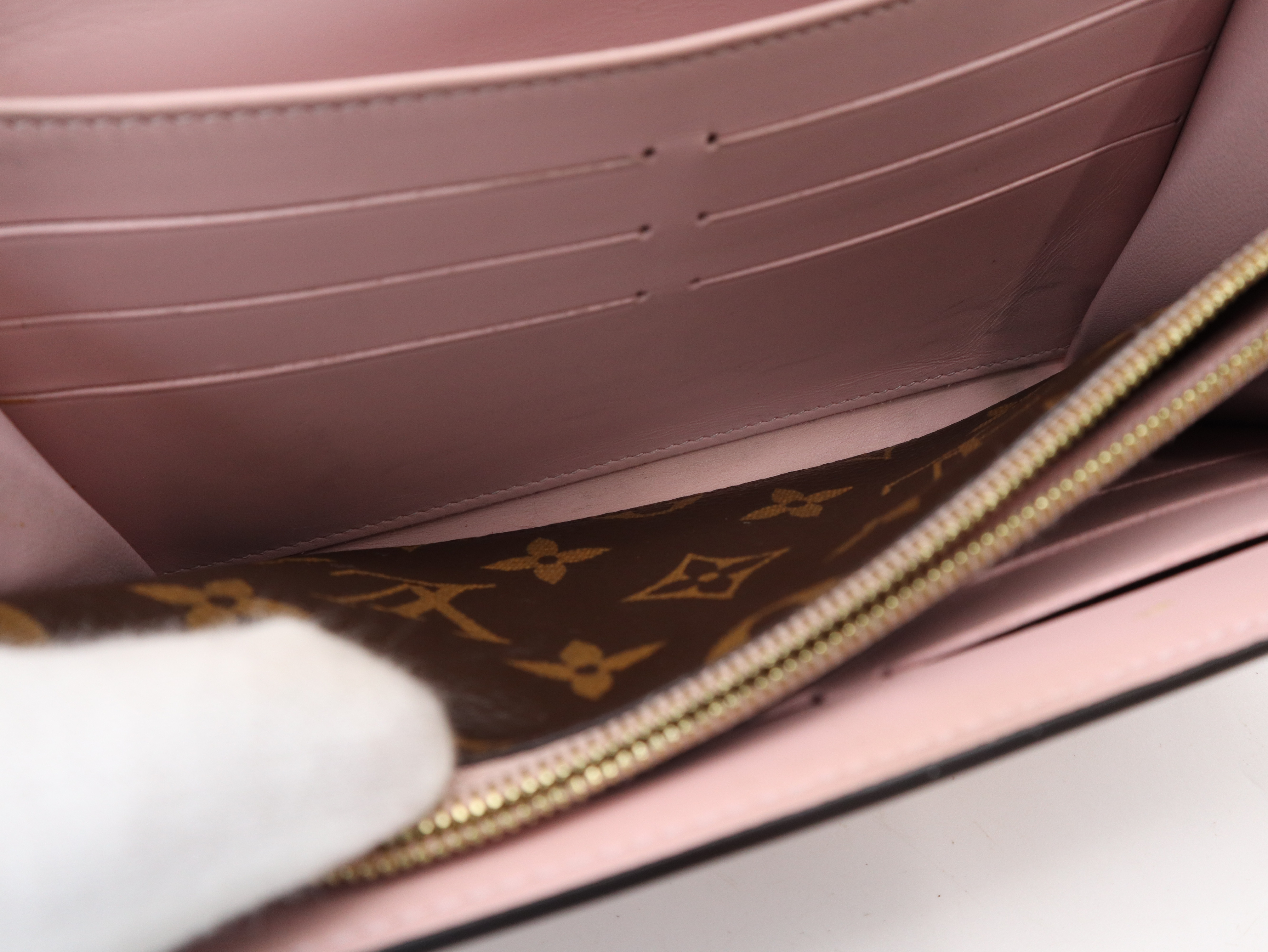 M61719 Monogram Portefeuille Cherrywood Wallet — view 10