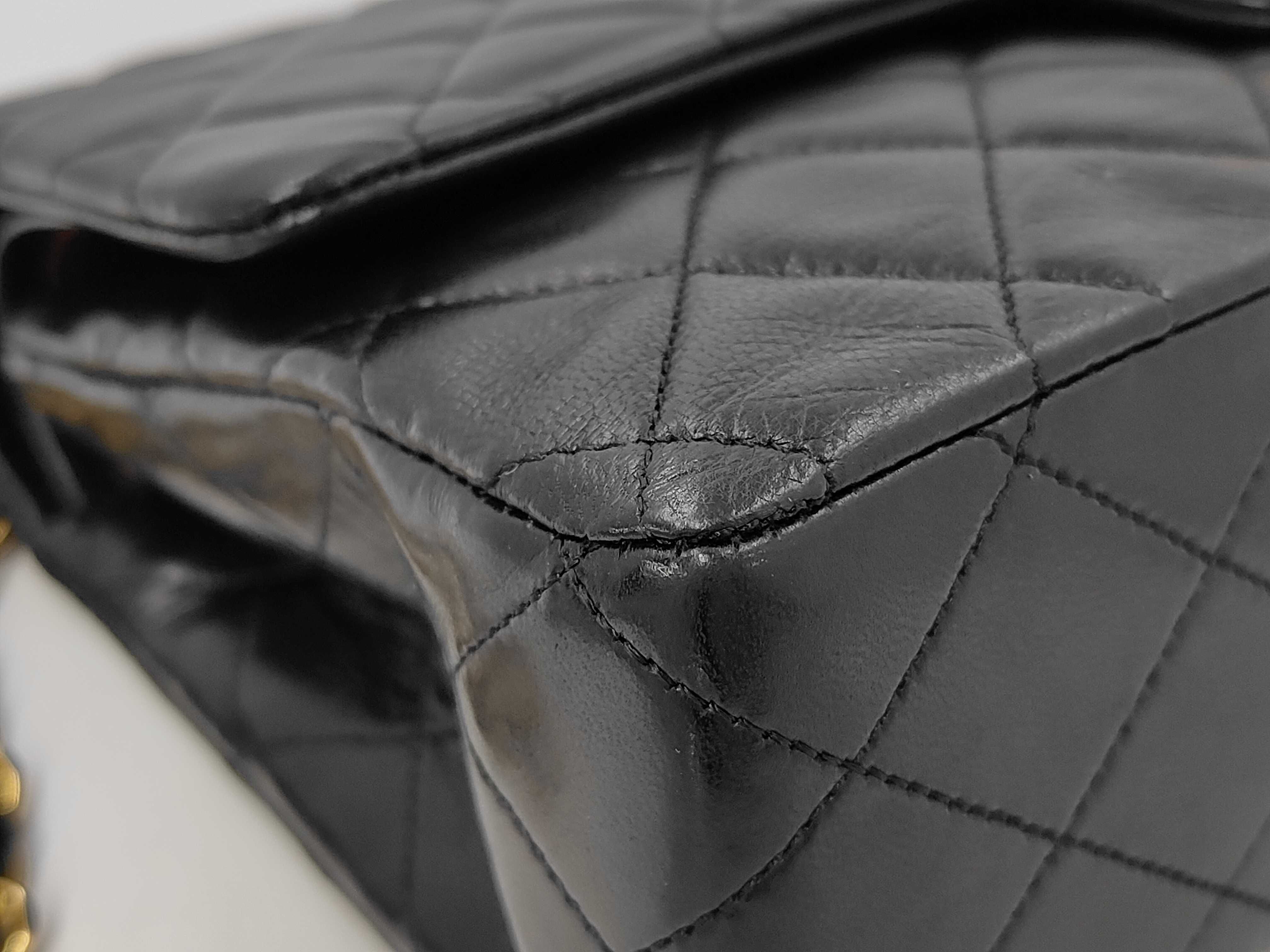 Matelassé 25 Lambskin Double Flap Double Chain Shoulder Bag — view 7