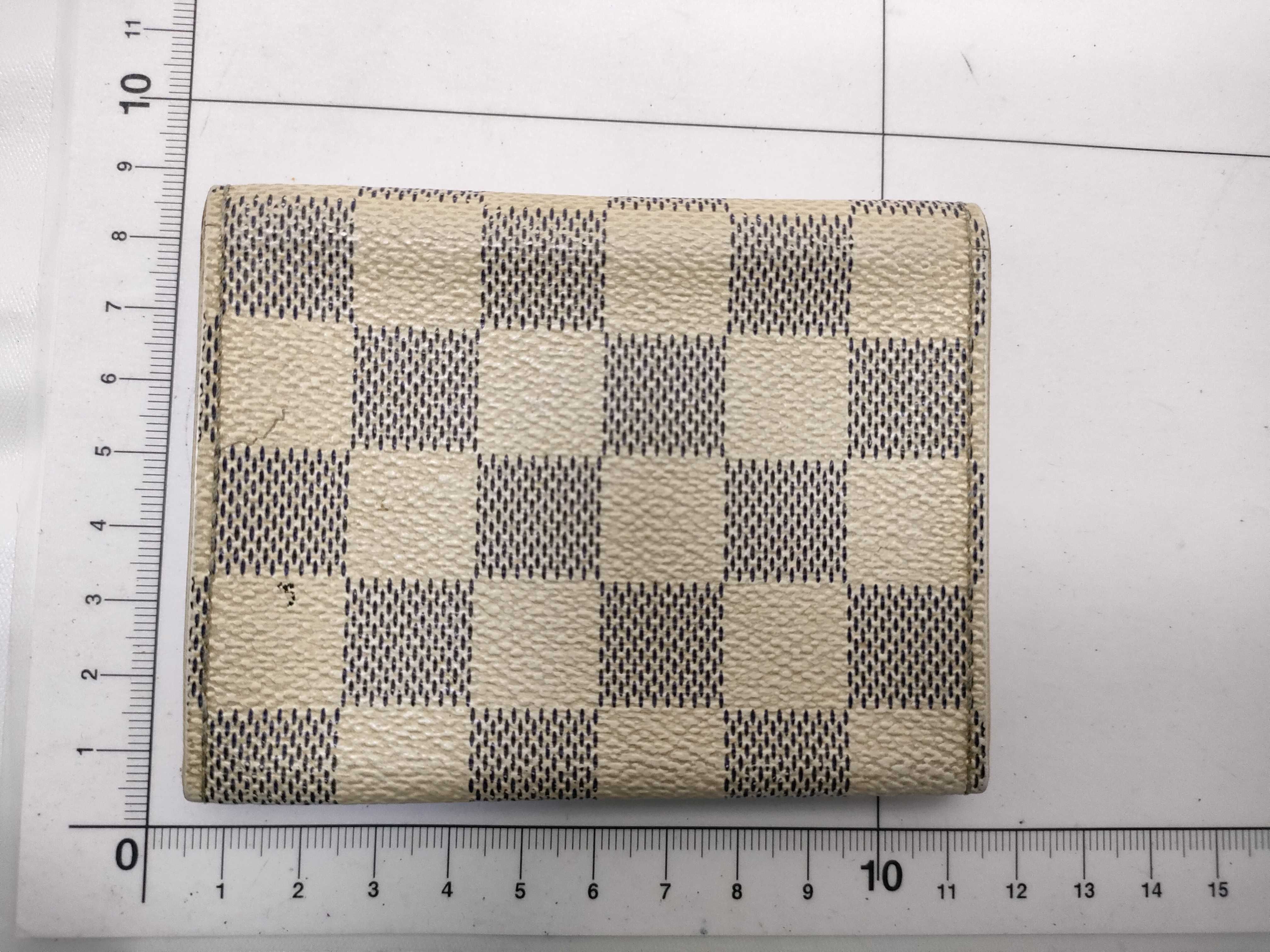 Damier Azur Enveloppe Carte de Visite Card Case — view 2