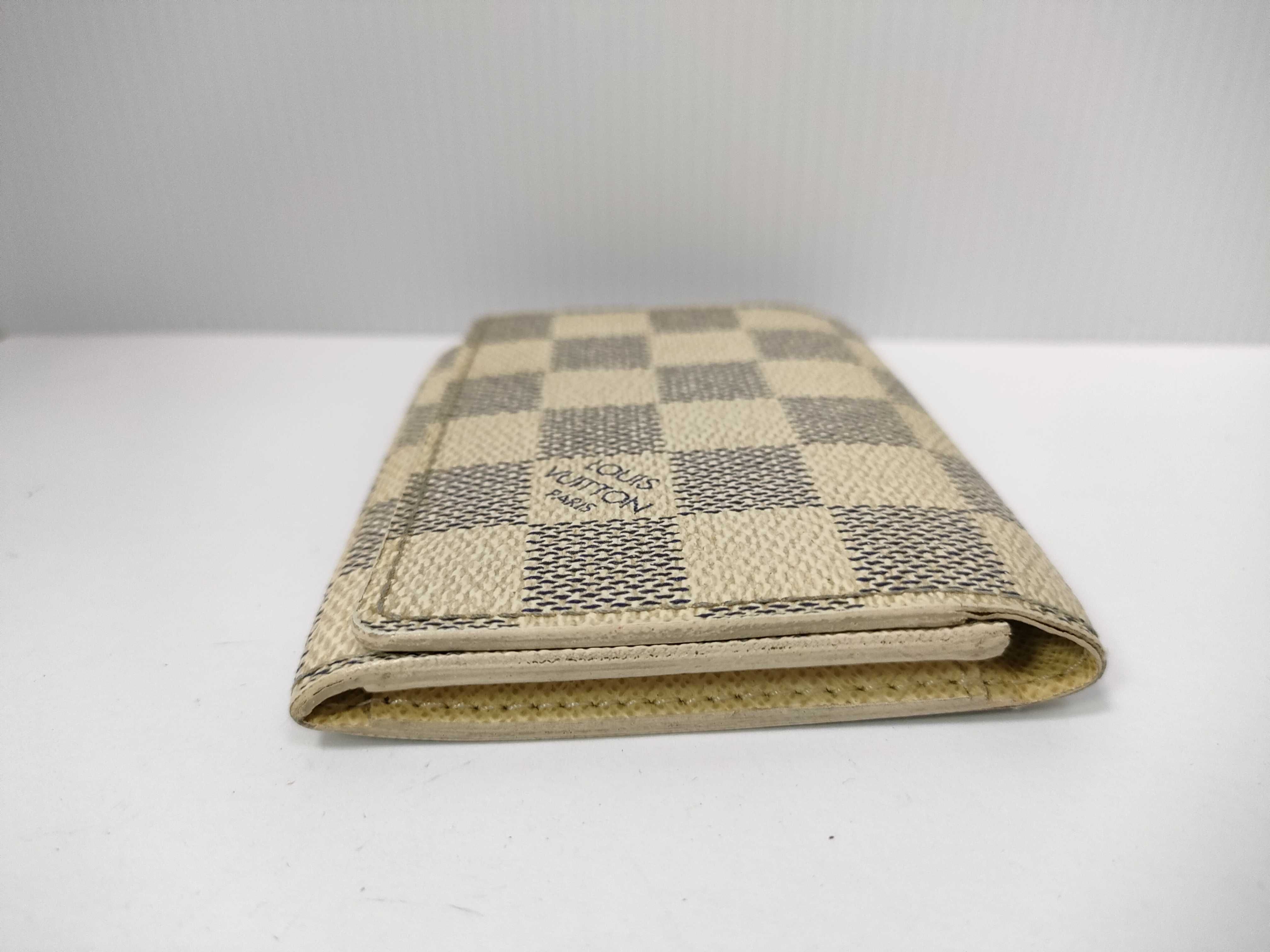 Damier Azur Enveloppe Carte de Visite Card Case — view 3
