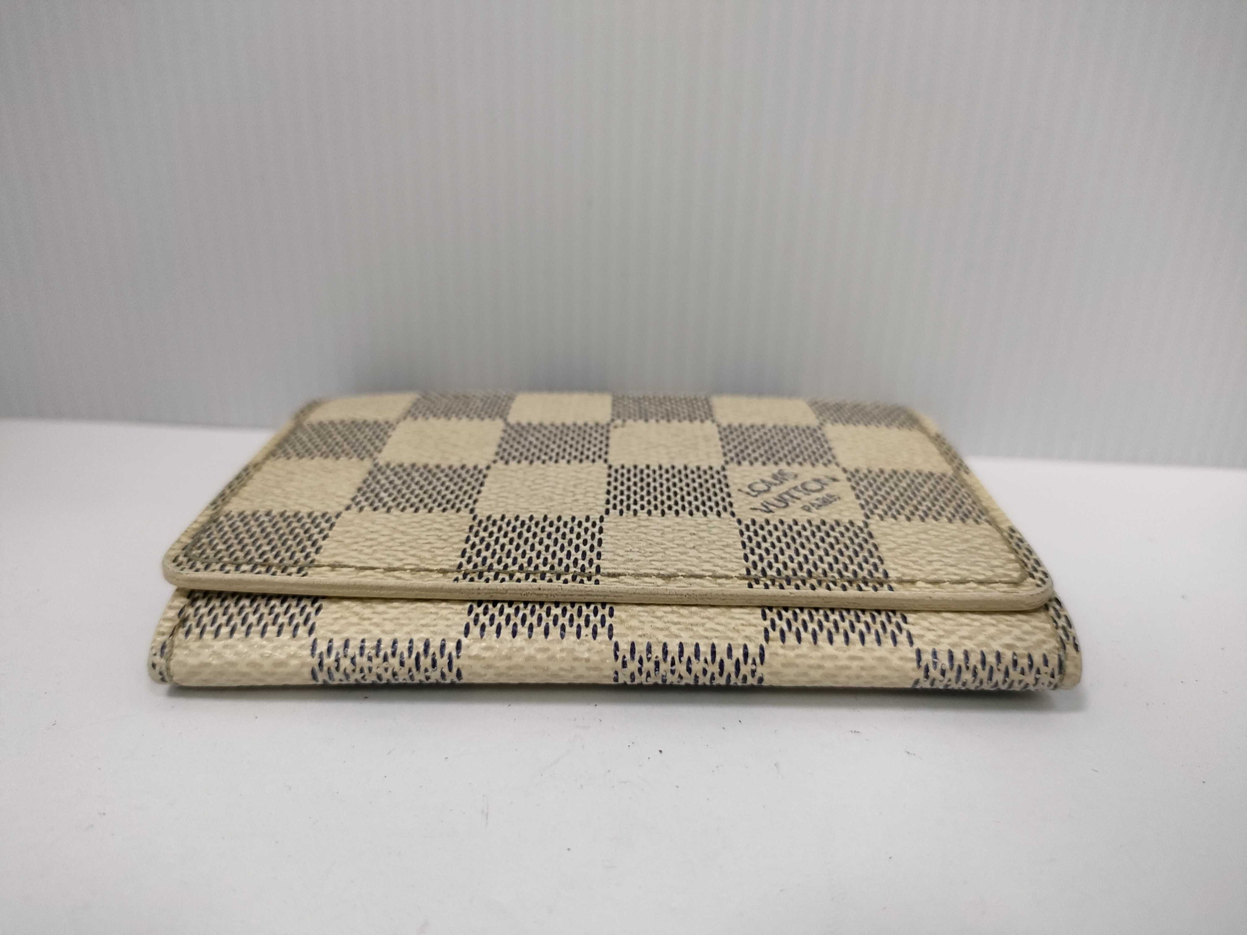 Damier Azur Enveloppe Carte de Visite Card Case — view 5
