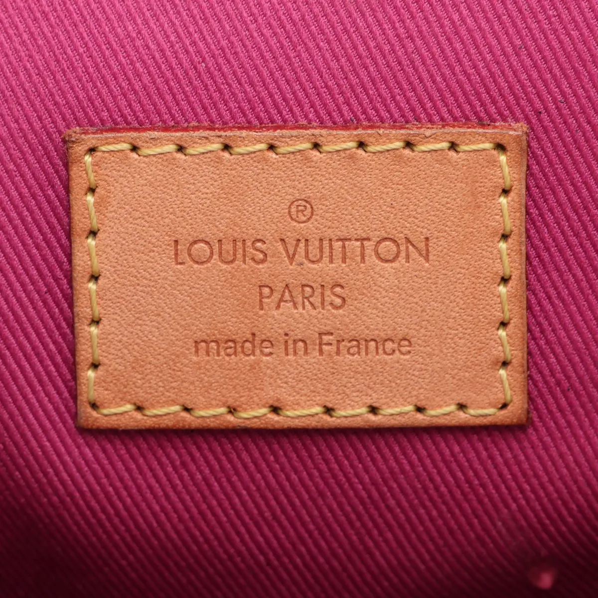 Monogram Cluny BB M42738 DU0137 Brown x Pink. Aftermarket repair at the base. RFID detected. — view 12