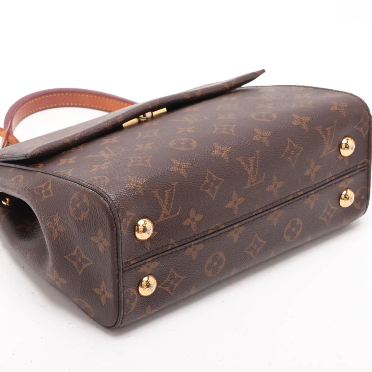 Monogram Cluny BB M42738 DU0137 Brown x Pink. Aftermarket repair at the base. RFID detected. — view 4