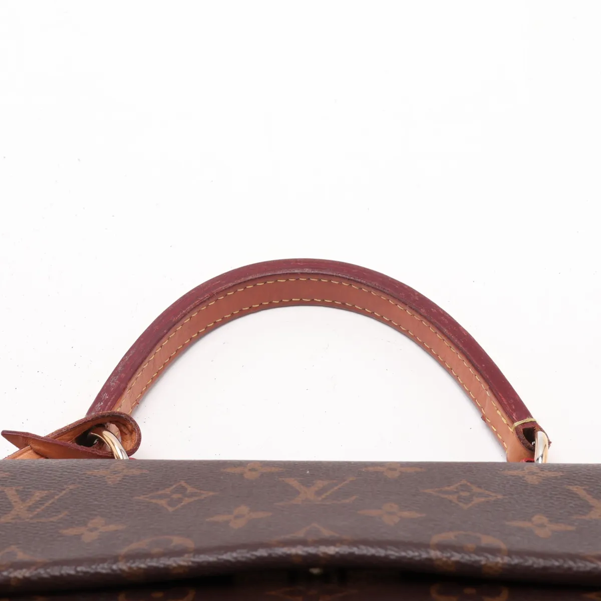 Monogram Cluny BB M42738 DU0137 Brown x Pink. Aftermarket repair at the base. RFID detected. — view 6