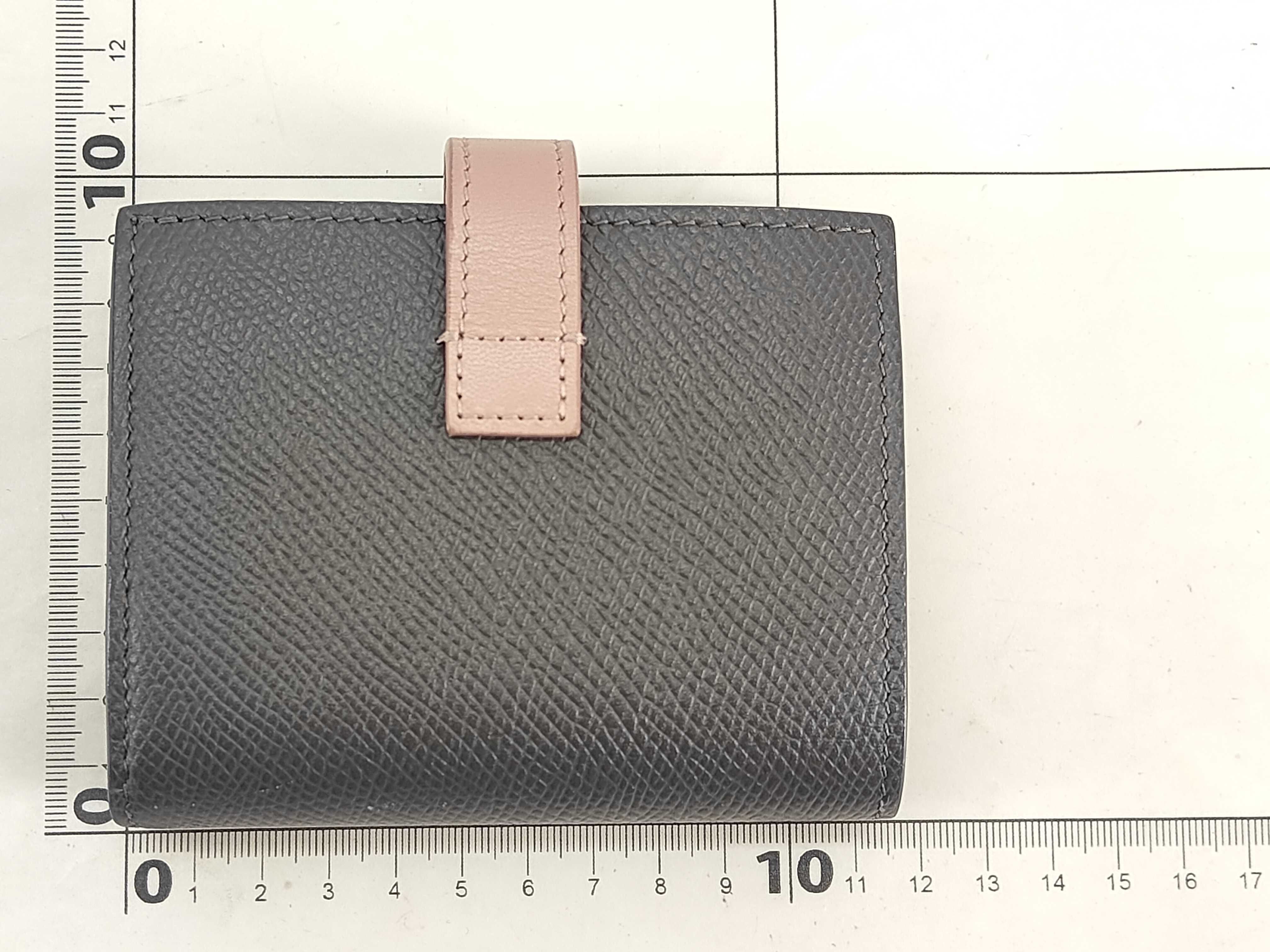 Small Strap Two-Tone Leather Wallet — view 2