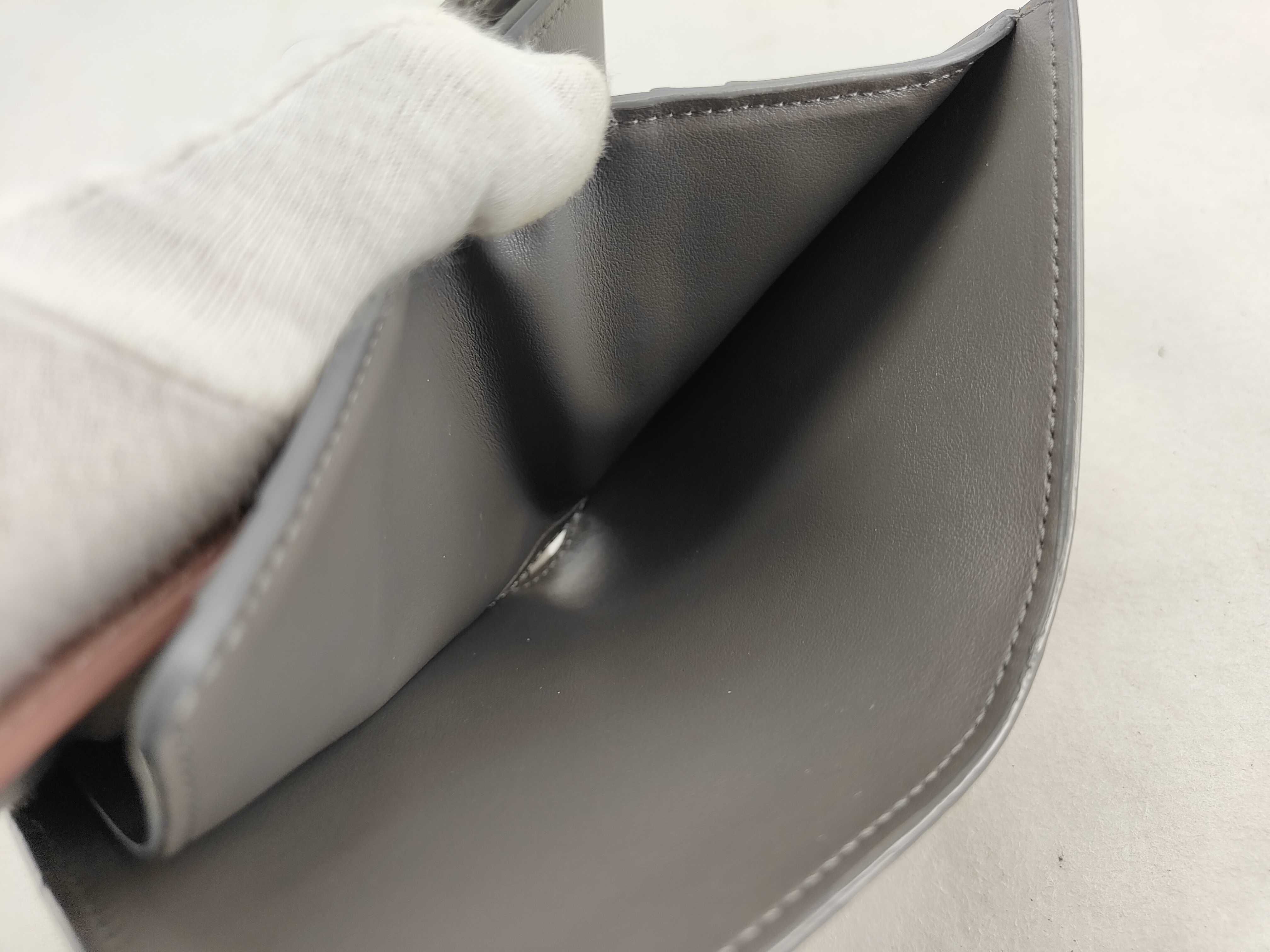 Small Strap Two-Tone Leather Wallet — view 11