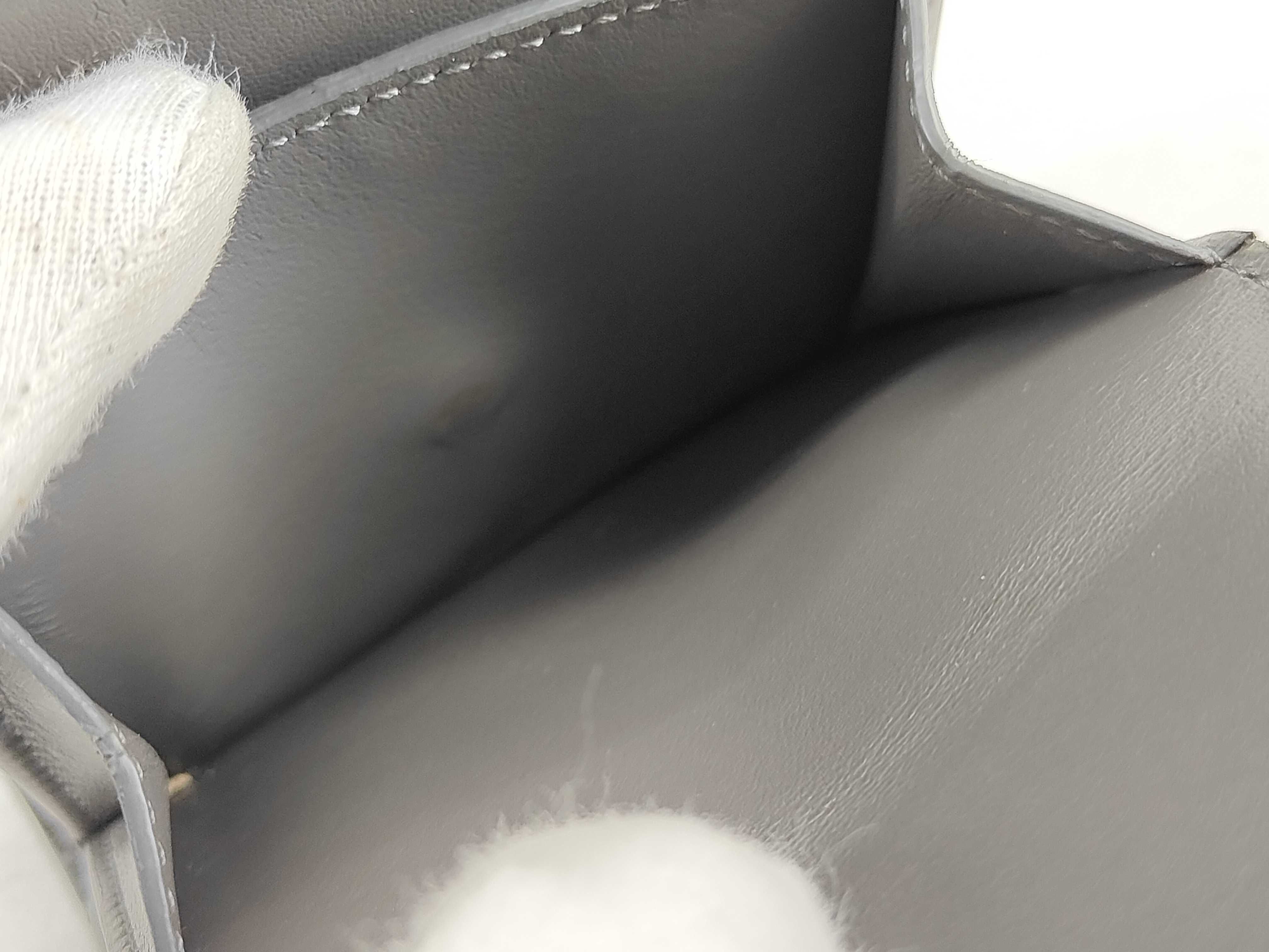 Small Strap Two-Tone Leather Wallet — view 12