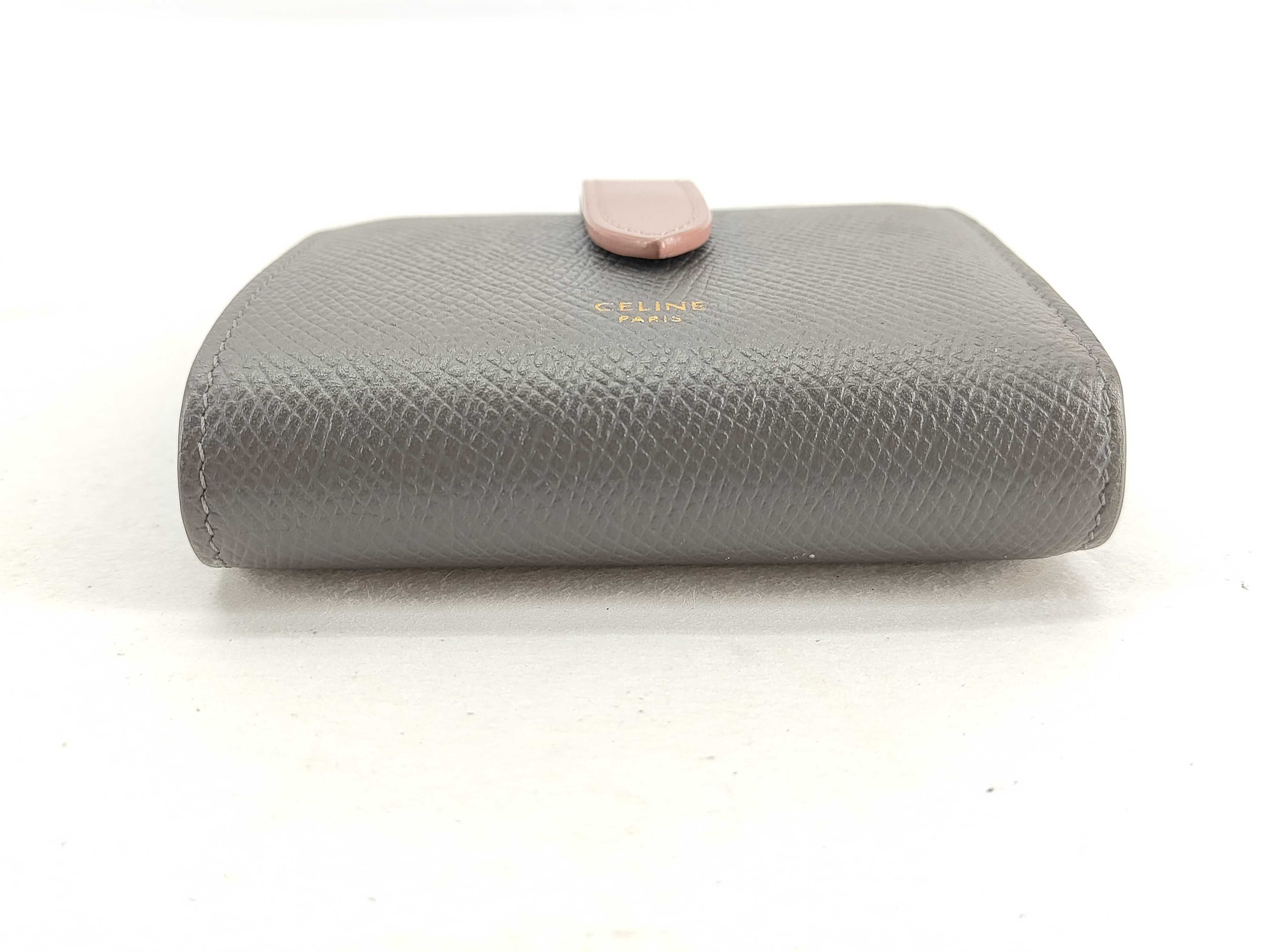 Small Strap Two-Tone Leather Wallet — view 4